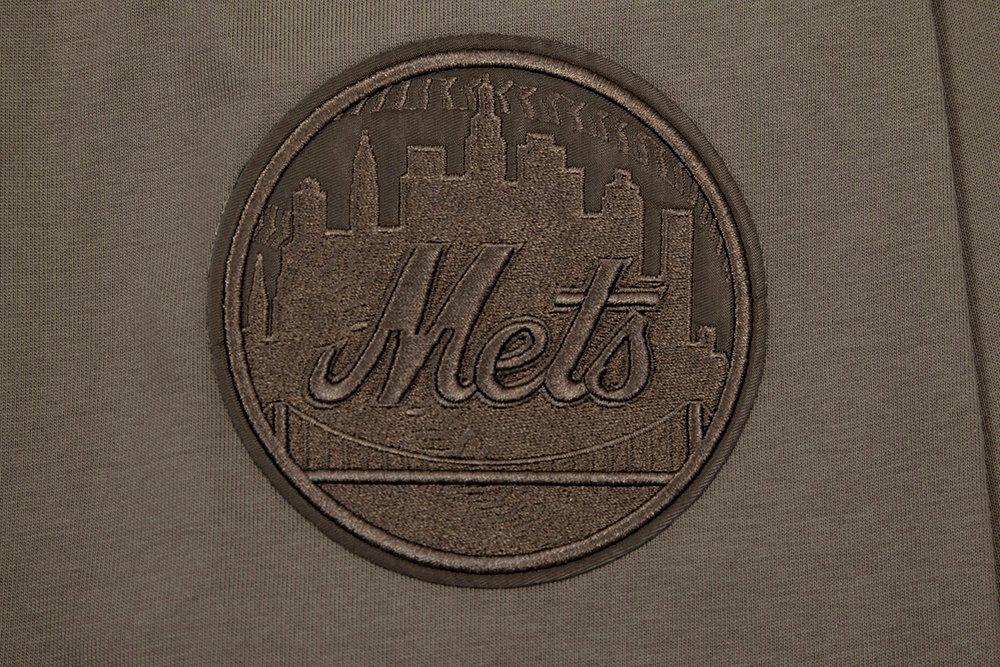 Pro Standard Men's MLB New York Mets Neutral Drop Shoulder Top - DK BROWN Thumbnail View 5