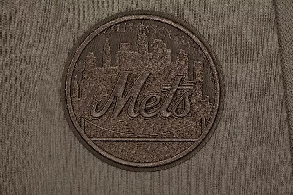 Pro Standard Men's MLB New York Mets Neutral Drop Shoulder Top - DK BROWN