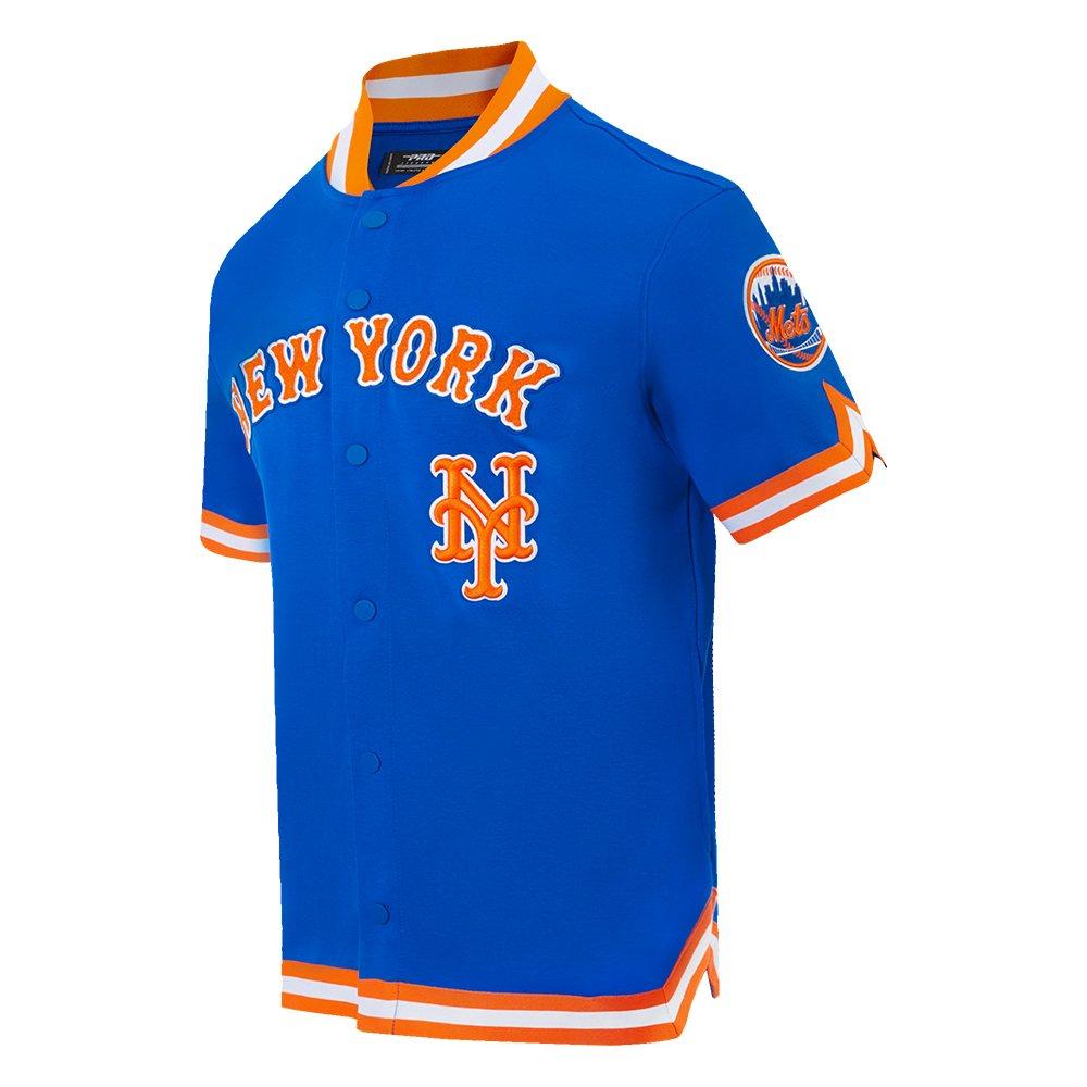 Pro Standard Men's MLB New York Mets Classic Warm Up Jacket - Royal/Orange - ROYAL/ORANGE Thumbnail View 3