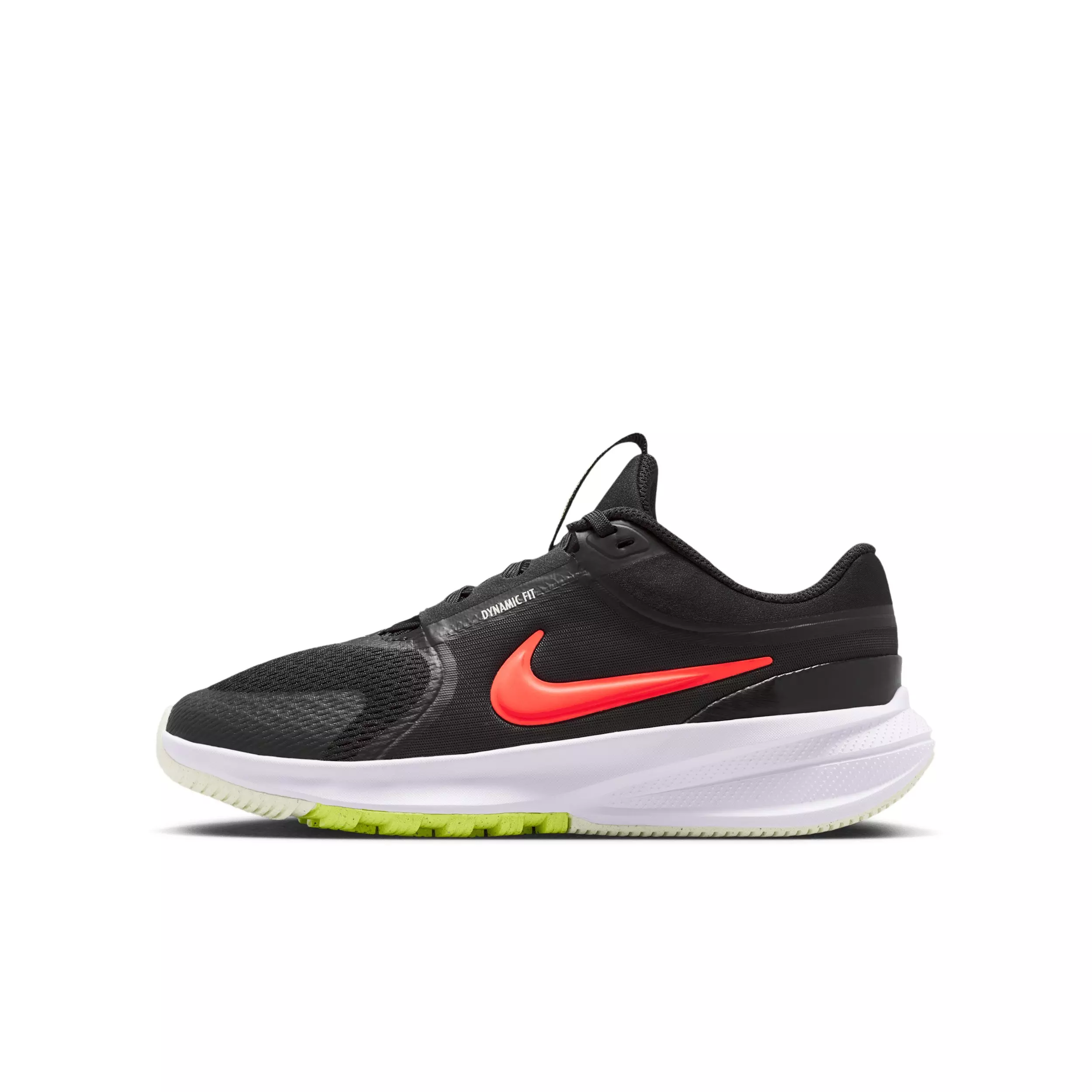 Nike Star Runner 5 "Black/Anthracite/Volt Tint/Bright Crimson" Grade School Boys' Running Shoe - BLACK/ANTHRACITE/VOLT/CRIMSON