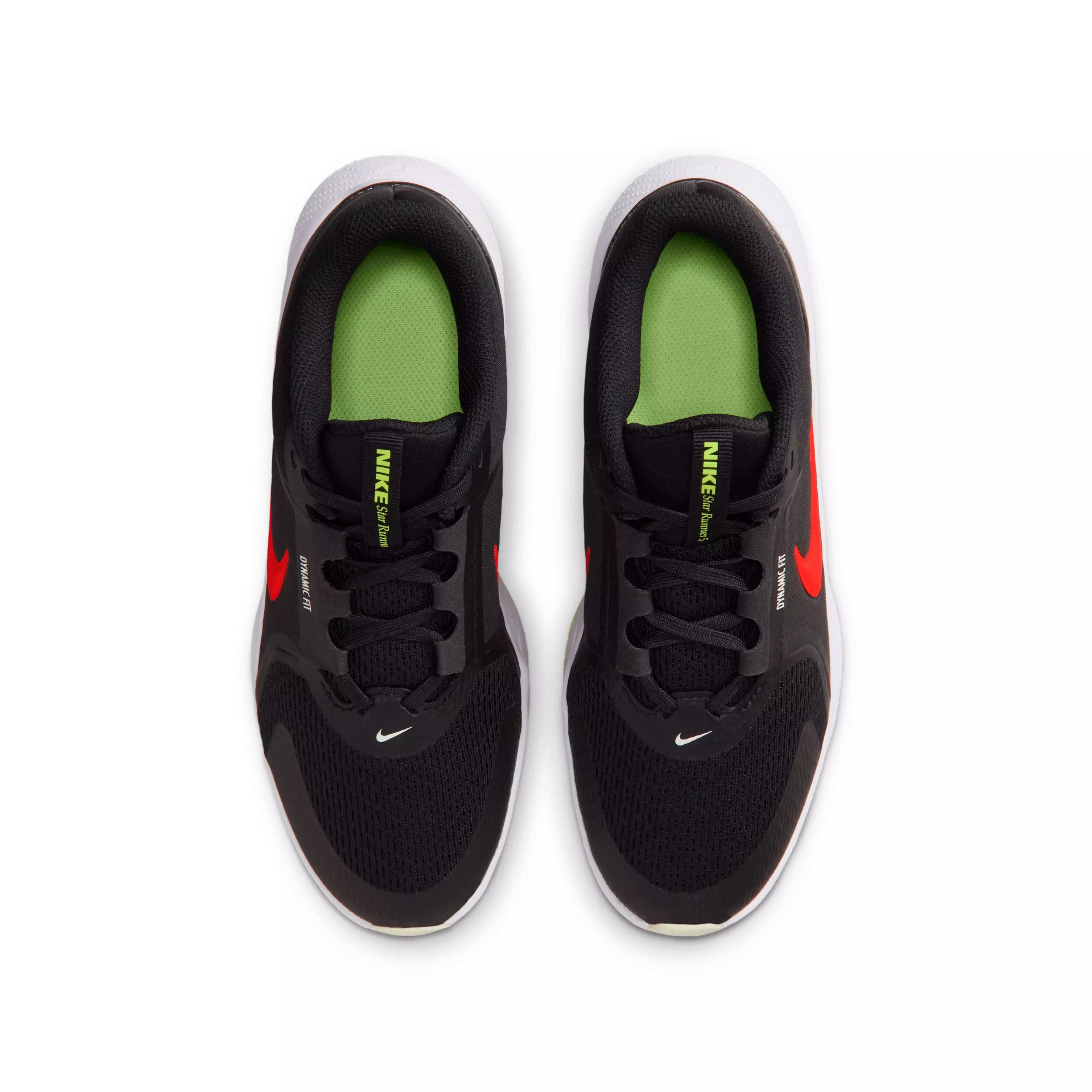 Nike Star Runner 5 "Black/Anthracite/Volt Tint/Bright Crimson" Grade School Boys' Running Shoe - BLACK/ANTHRACITE/VOLT/CRIMSON