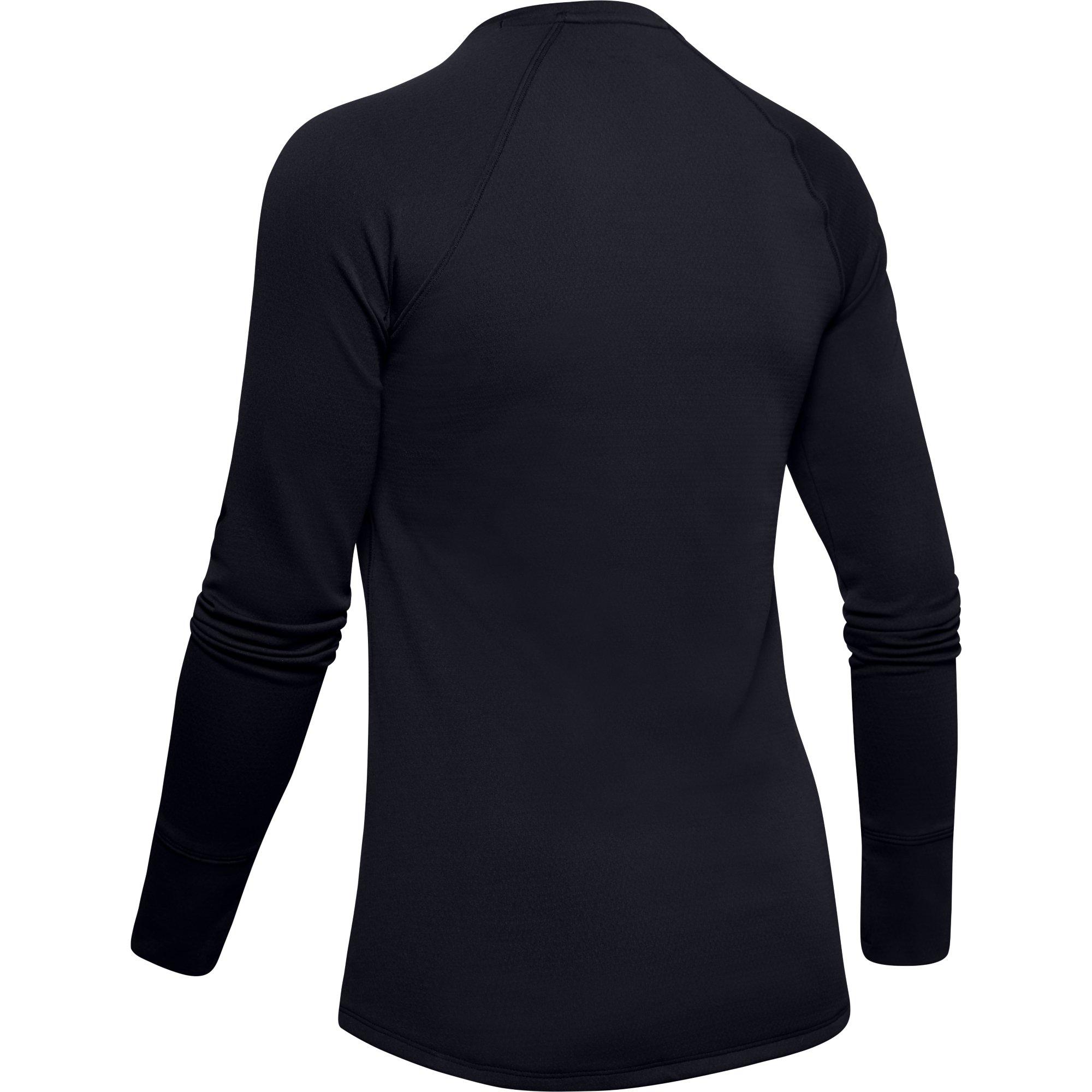 Under Armour ColdGear Base 2.0 Crew Long Sleeve Shirt - BLACK Thumbnail View 5
