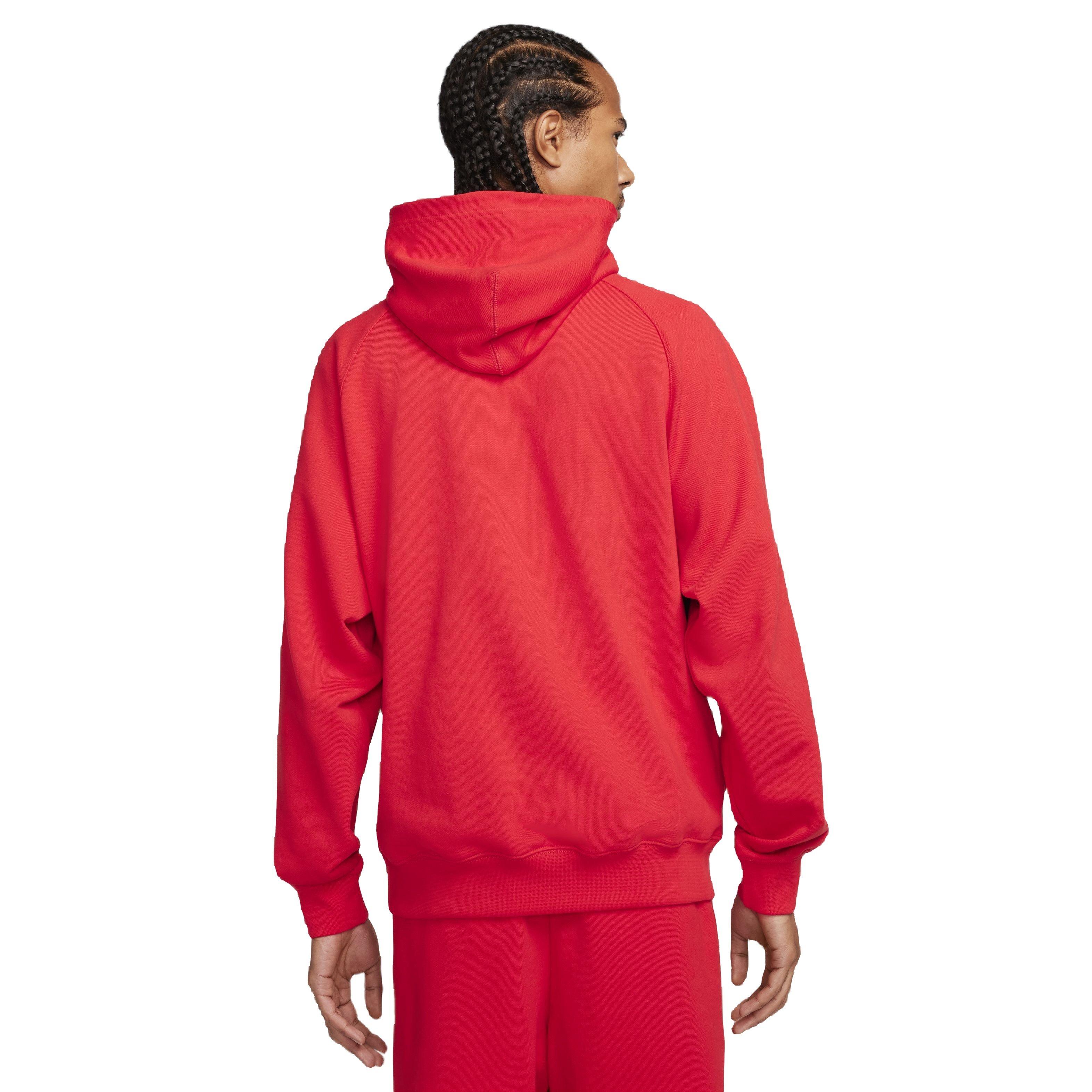 Nike Men s Swoosh 1 2 Zip Fleece Hoodie Red