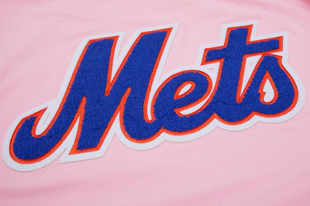 Pro Standard Men's MLB New York Mets Classic Chenille Top - PINK Thumbnail View 5