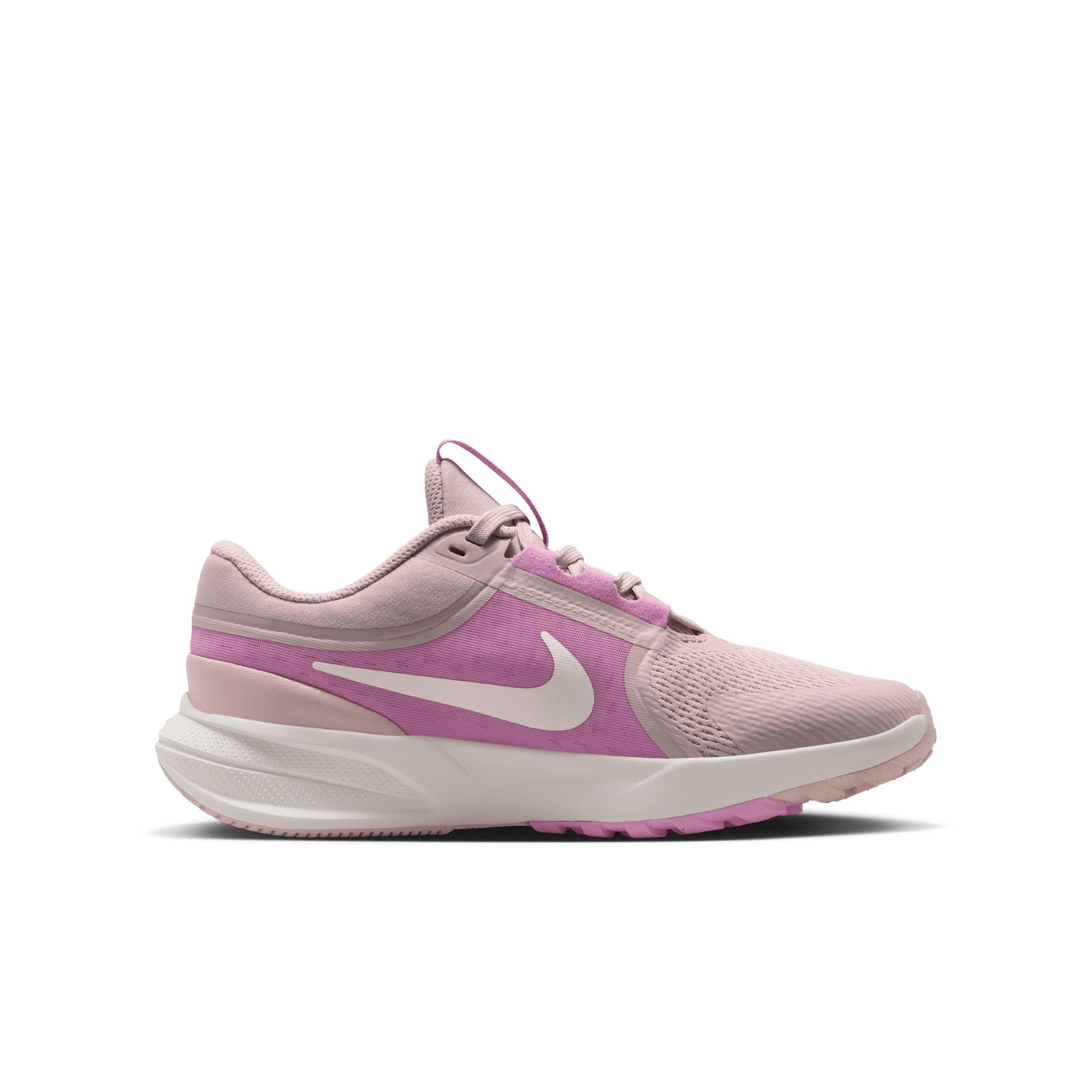 Nike Star Runner 5 "Silt Red/Light Magenta/Laser Orange/Sail" Grade School Girls' Running Shoe - RED/LT MAGENTA/ORANGE/SAIL