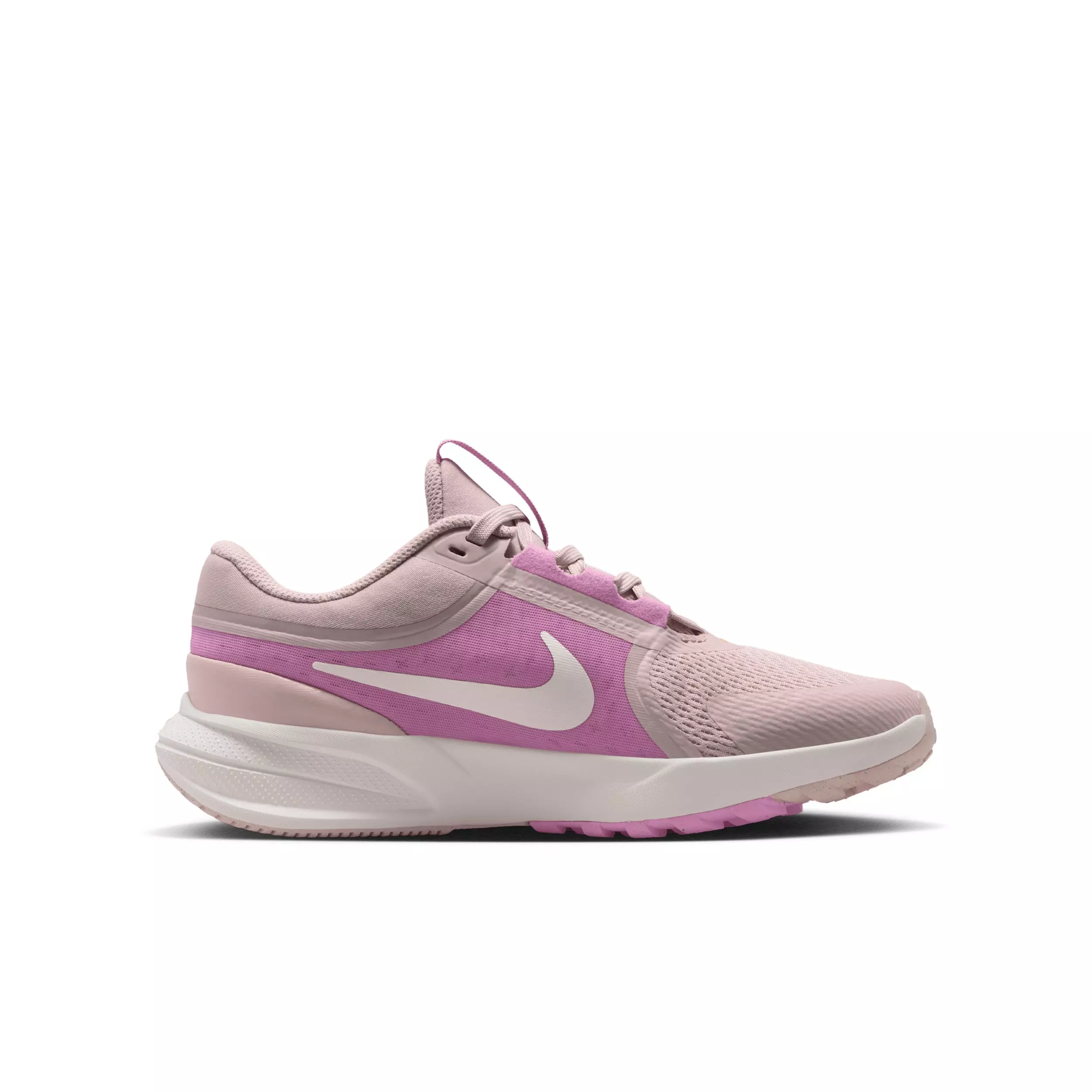 Nike Star Runner 5 "Silt Red/Light Magenta/Laser Orange/Sail" Grade School Girls' Running Shoe - RED/LT MAGENTA/ORANGE/SAIL