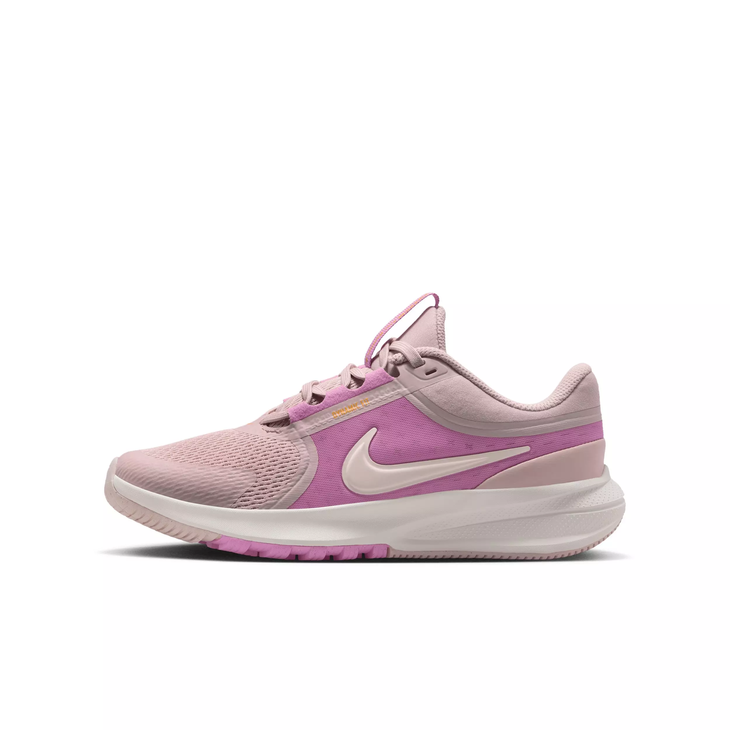 Nike Star Runner 5 "Silt Red/Light Magenta/Laser Orange/Sail" Grade School Girls' Running Shoe - RED/LT MAGENTA/ORANGE/SAIL