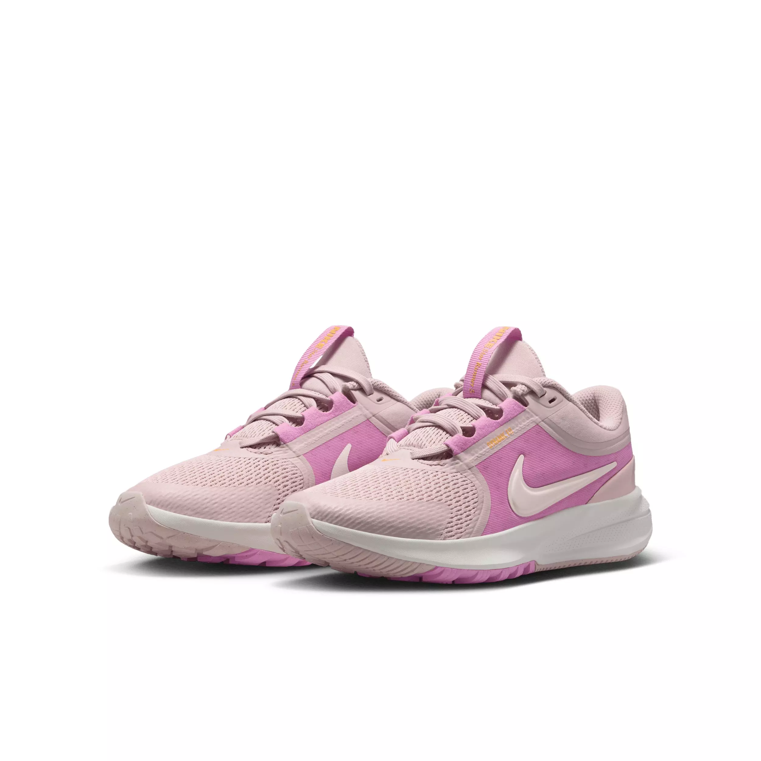 Nike Star Runner 5 "Silt Red/Light Magenta/Laser Orange/Sail" Grade School Girls' Running Shoe - RED/LT MAGENTA/ORANGE/SAIL