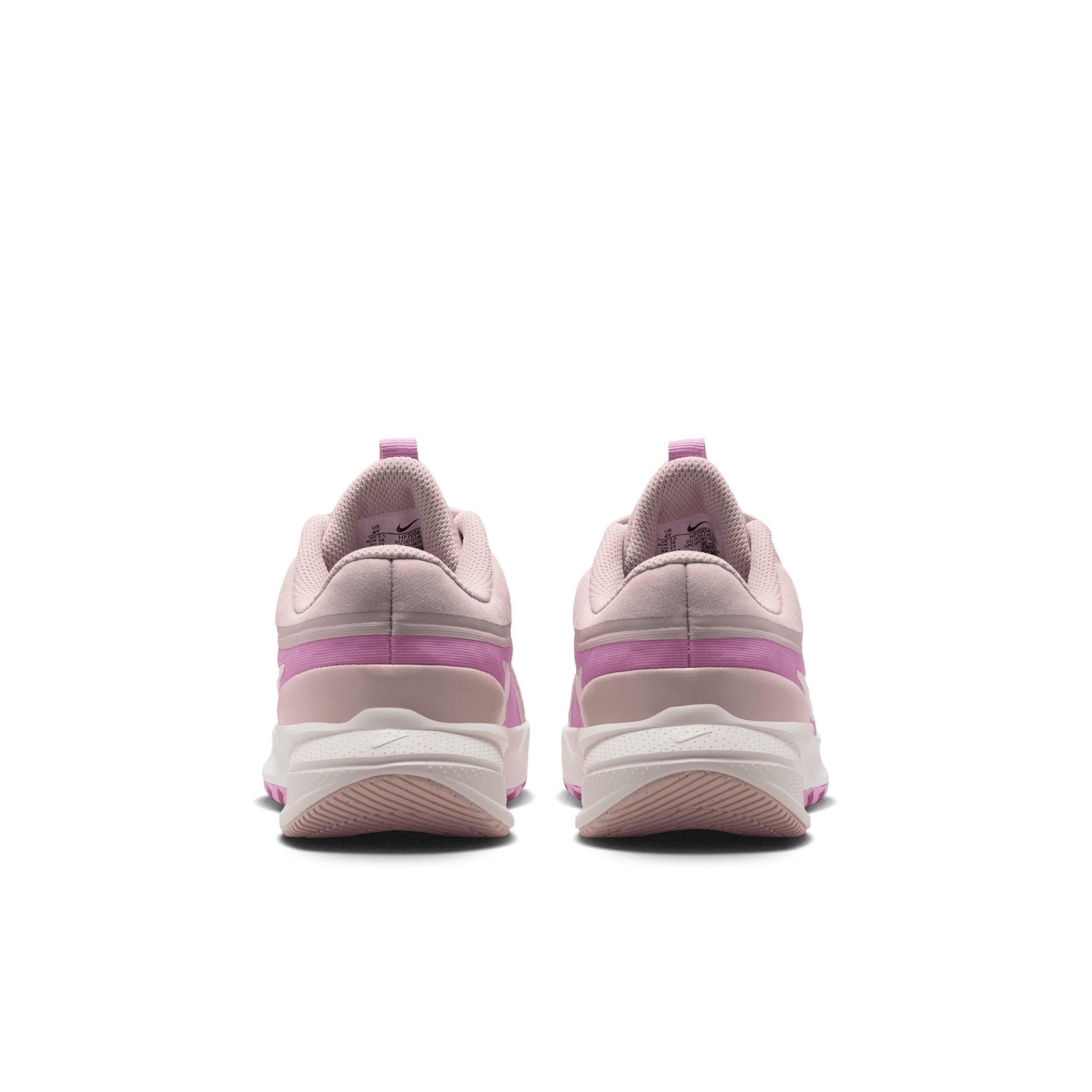 Nike Star Runner 5 "Silt Red/Light Magenta/Laser Orange/Sail" Grade School Girls' Running Shoe - RED/LT MAGENTA/ORANGE/SAIL