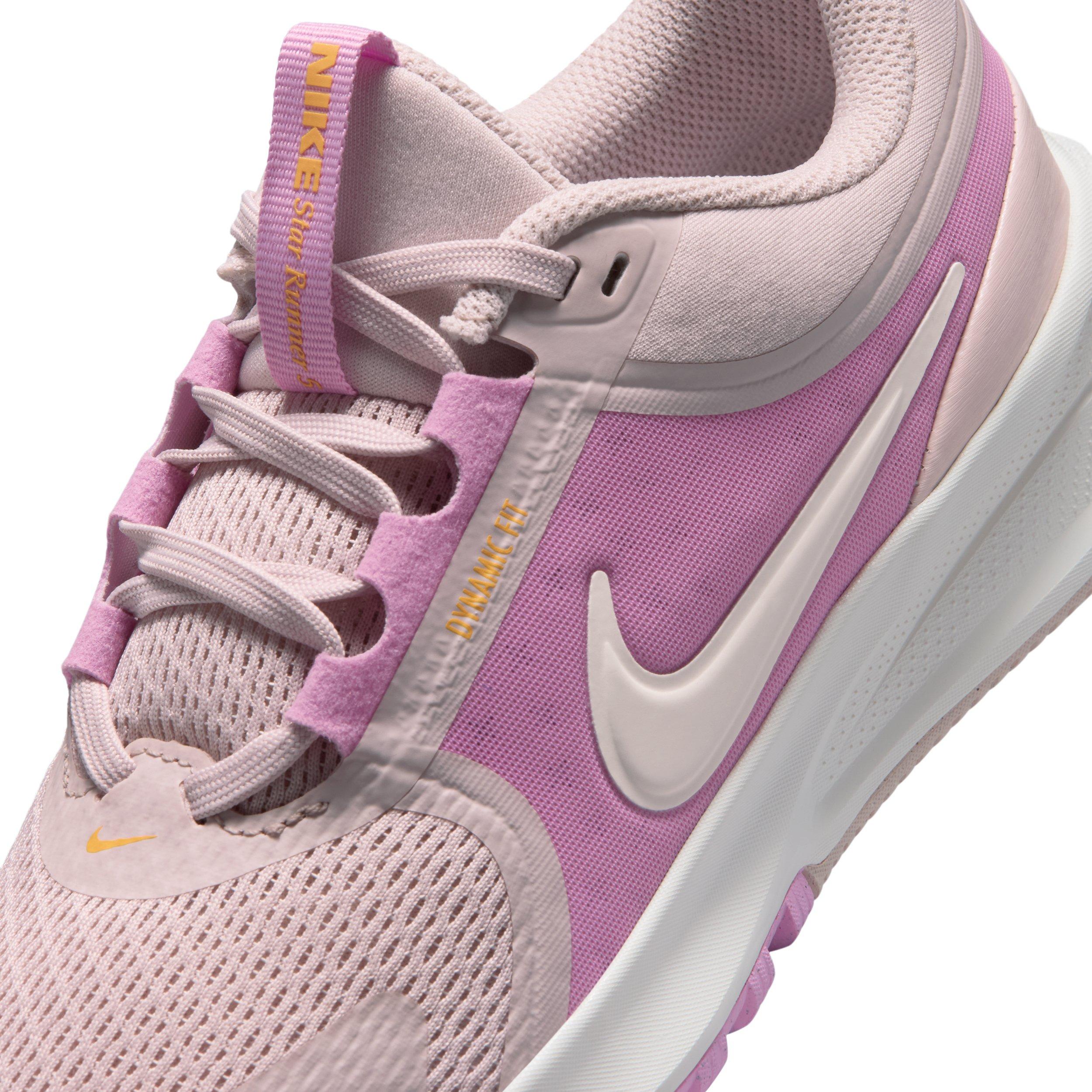 Nike Star Runner 5 "Silt Red/Light Magenta/Laser Orange/Sail" Grade School Girls' Running Shoe - RED/LT MAGENTA/ORANGE/SAIL