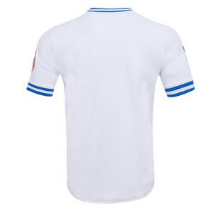 Pro Standard Men's MLB New York Mets Classic Chenille Striped Sleeve Top