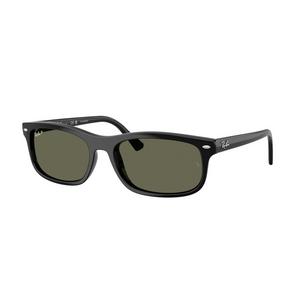 Ray-Ban RB2224 Green Polarized Sunglasses &ndash; Polished Black