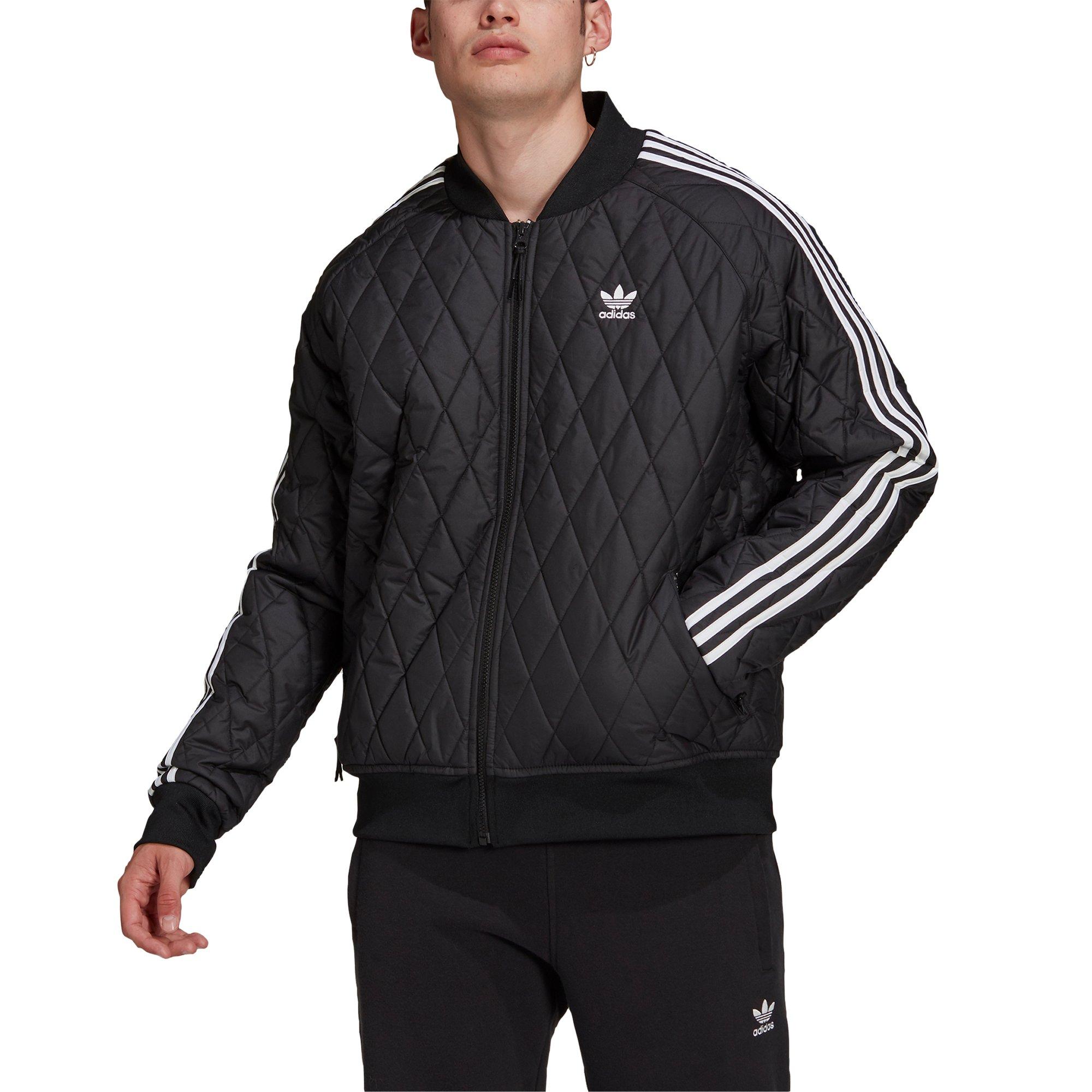 adidas sst quilted jacket black