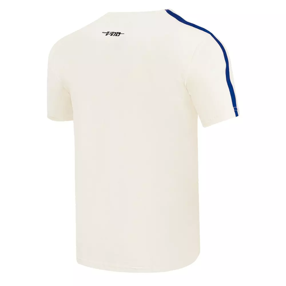 Pro Standard Men's MLB New York Mets Retro Classic Striped Top - Eggshell - EGGSHELL