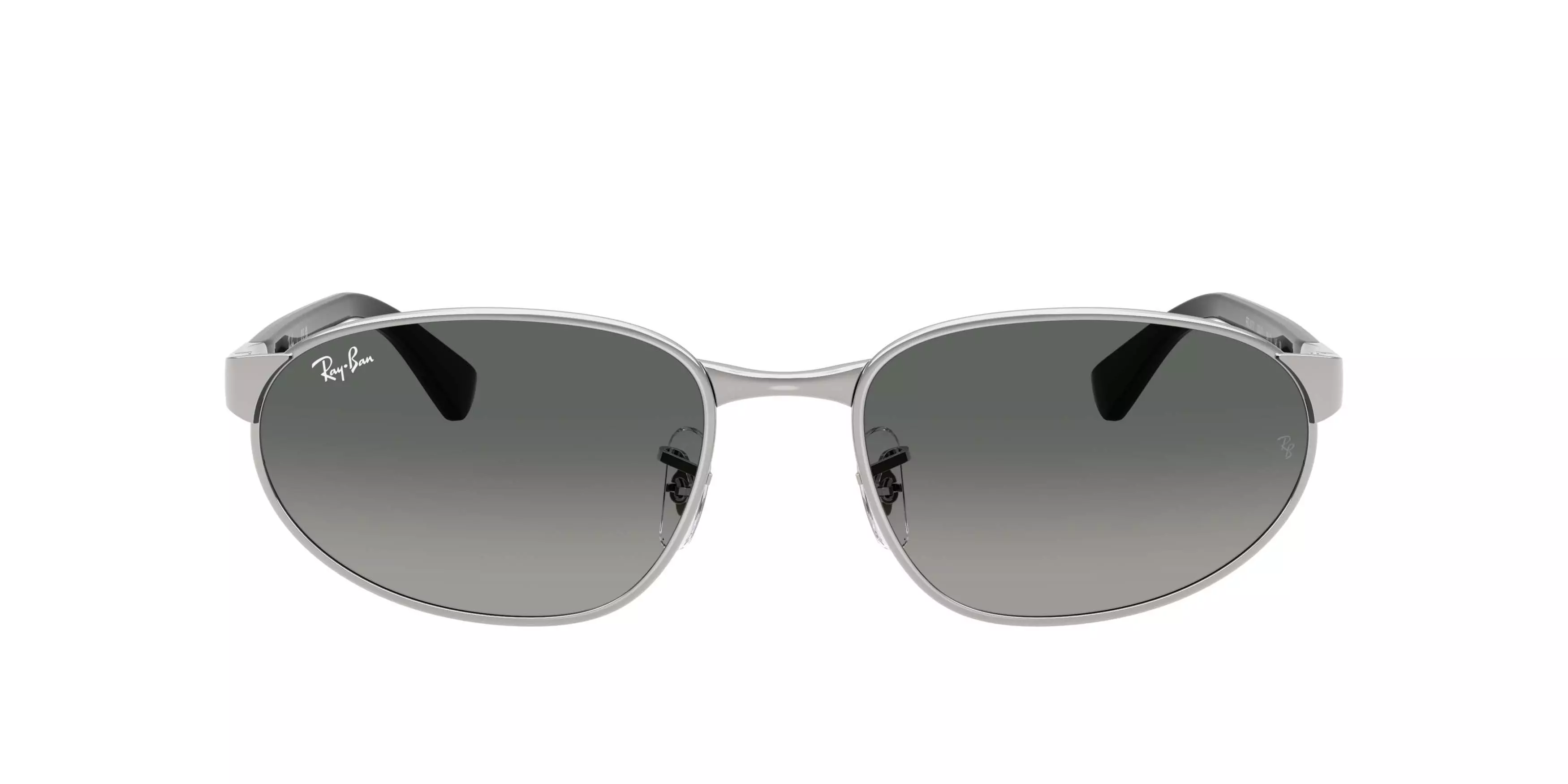 Ray-Ban RB3777 Grey Gradient Sunglasses &ndash; Polished Silver - SILVER