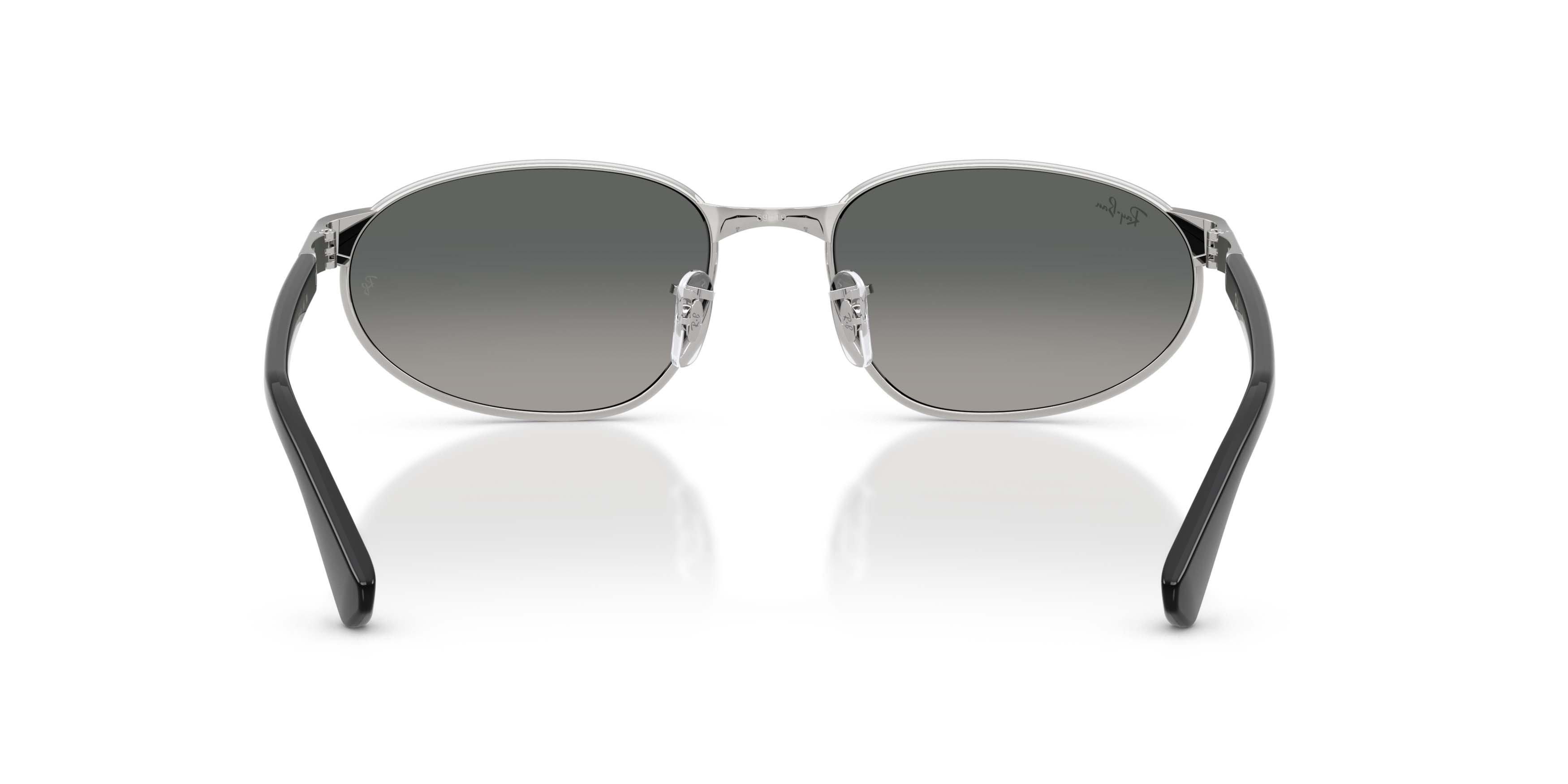 Ray-Ban RB3777 Grey Gradient Sunglasses &ndash; Polished Silver - SILVER Thumbnail View 4
