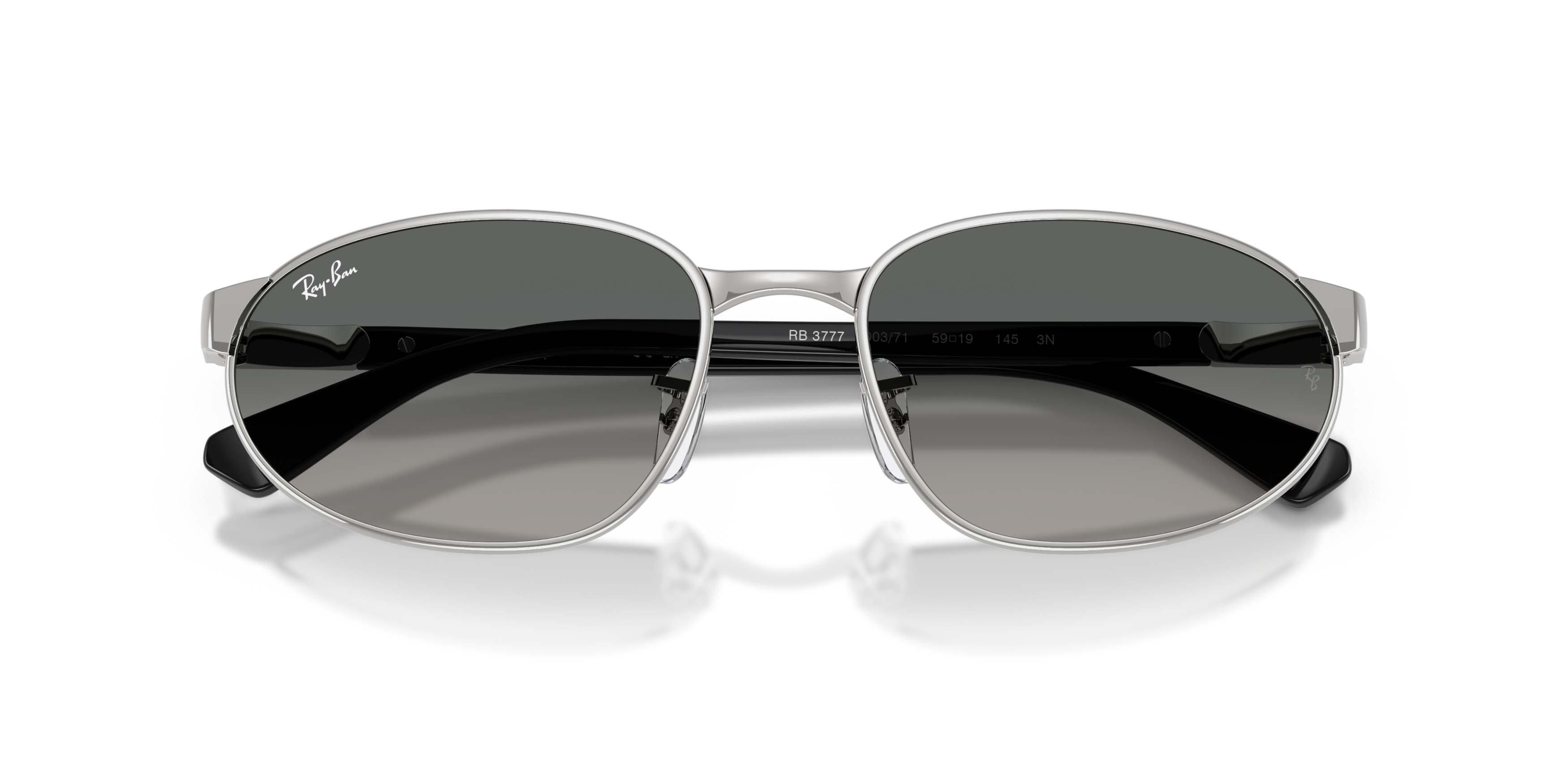 Ray-Ban RB3777 Grey Gradient Sunglasses &ndash; Polished Silver - SILVER Thumbnail View 5