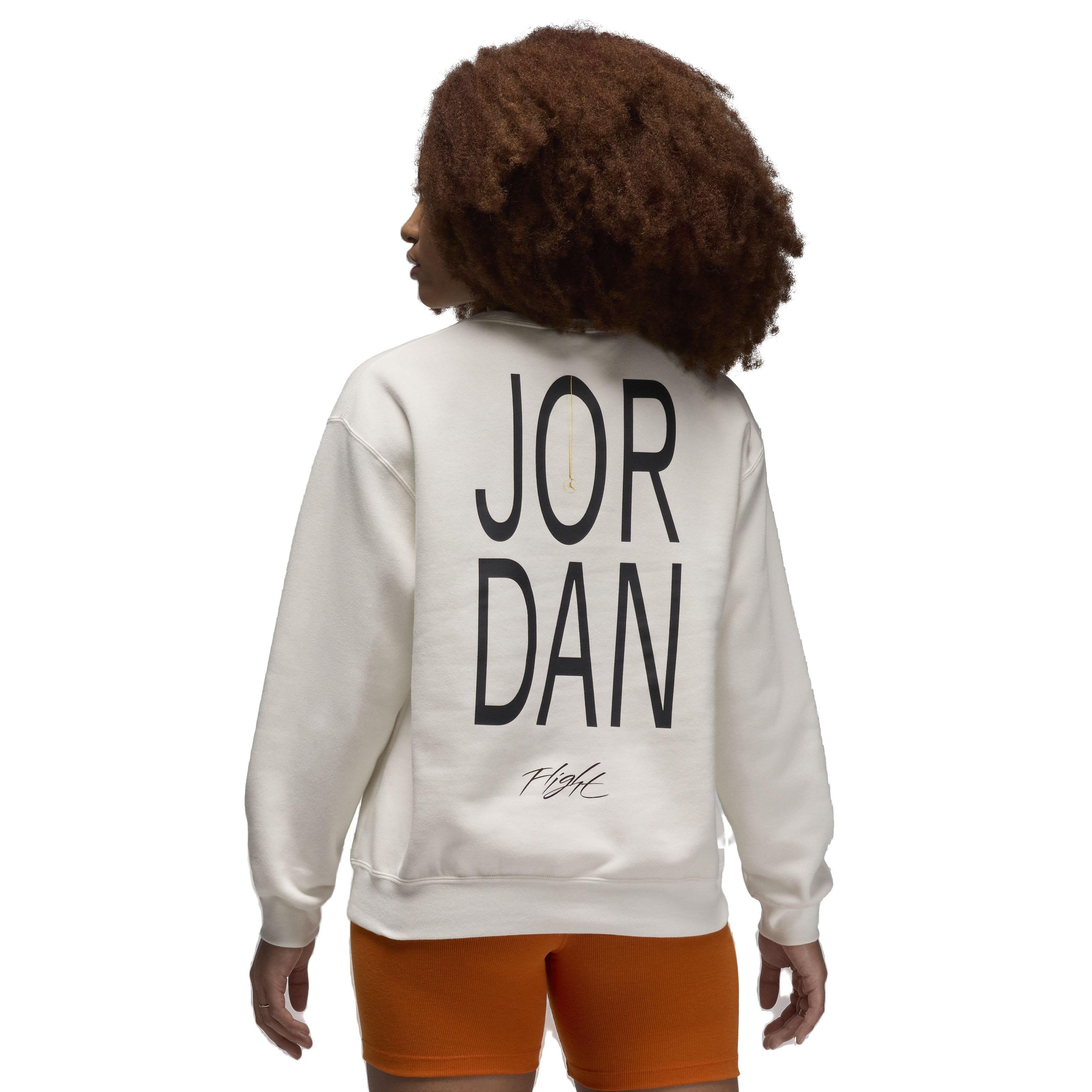 Jordan Artist Series Darien Birks Crewneck Fleece Women's White Sweatshirt