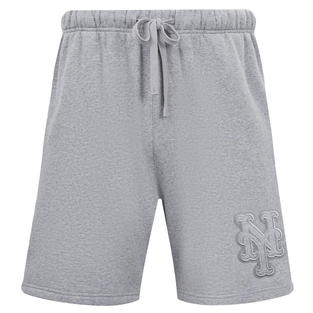 Pro Standard Men's New York Mets Neutral Fleece Short - DK GREY Thumbnail View 1