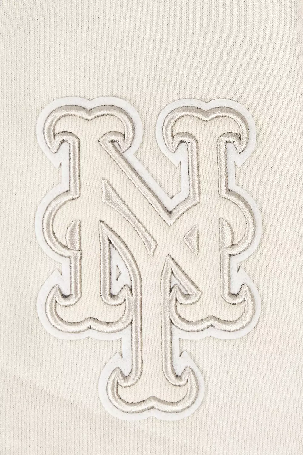 Pro Standard Men's New York Mets Neutral Fleece Short - CREAM