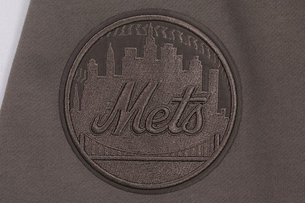 Pro Standard Men's New York Mets Neutral Fleece Short - DK BROWN Thumbnail View 5