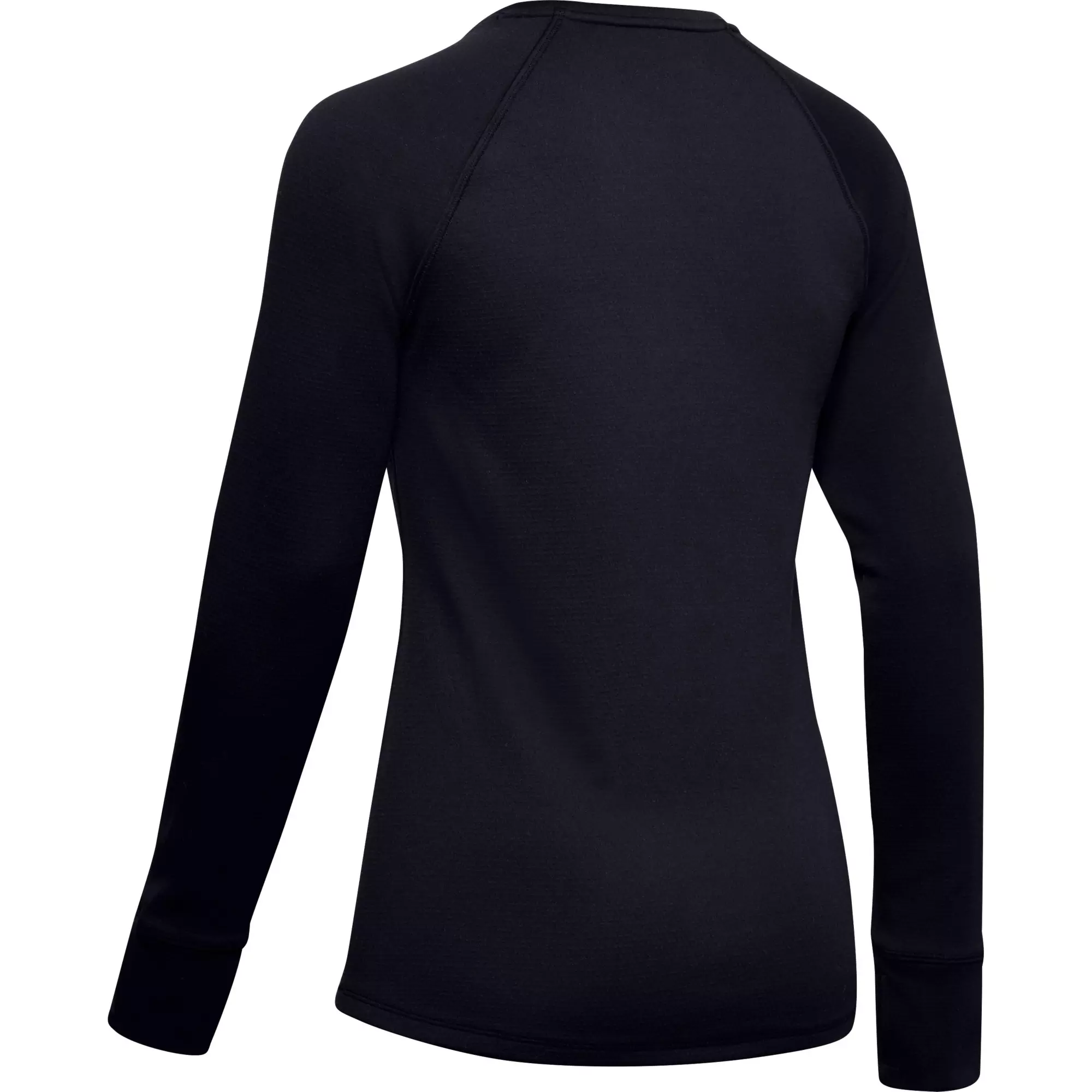 Under Armour Women's Black ColdGear Base 4.0 Crew Long Sleeve Shirt - BLACK