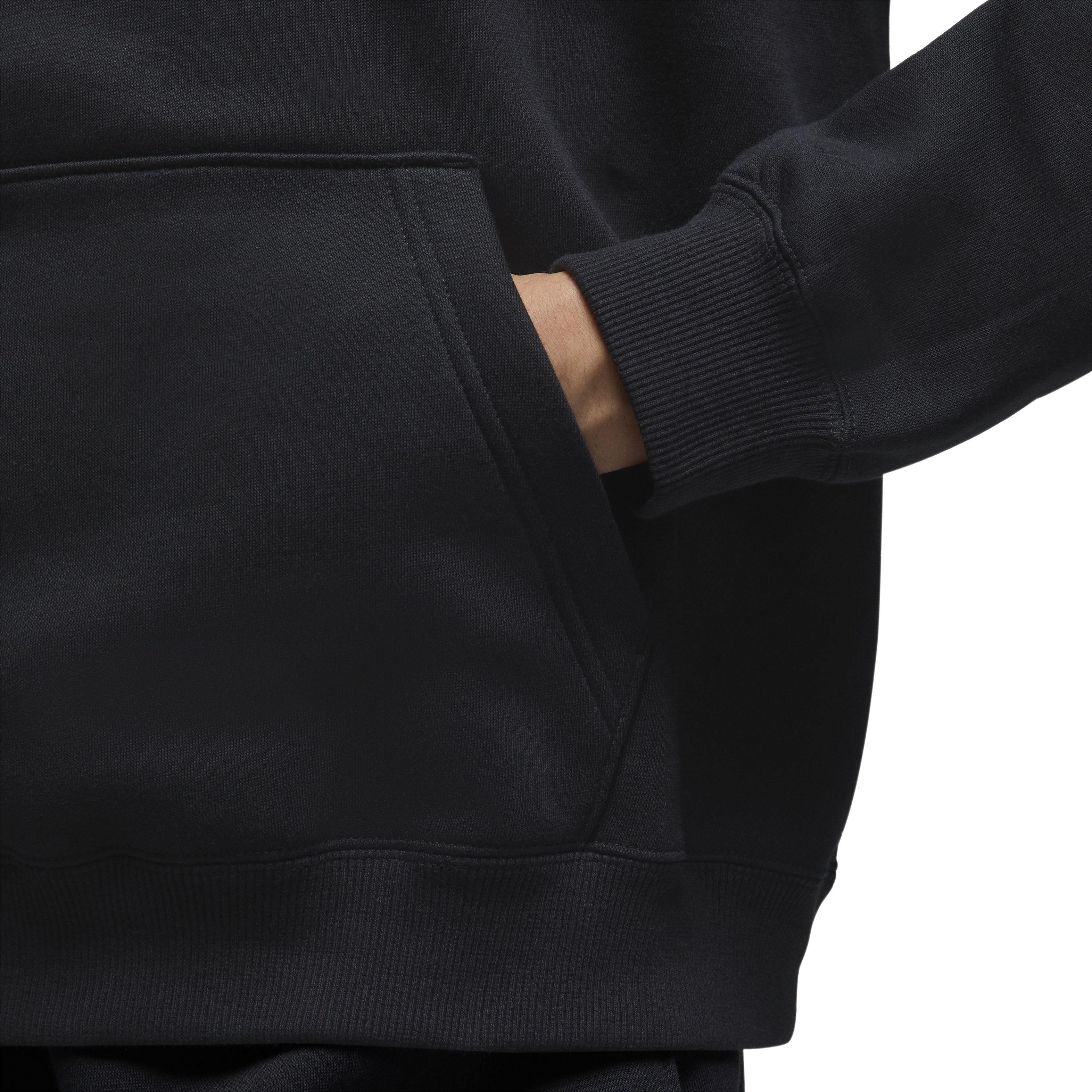 Jordan Women's Brooklyn Pullover Fleece Hoodie - BLACK Thumbnail View 5