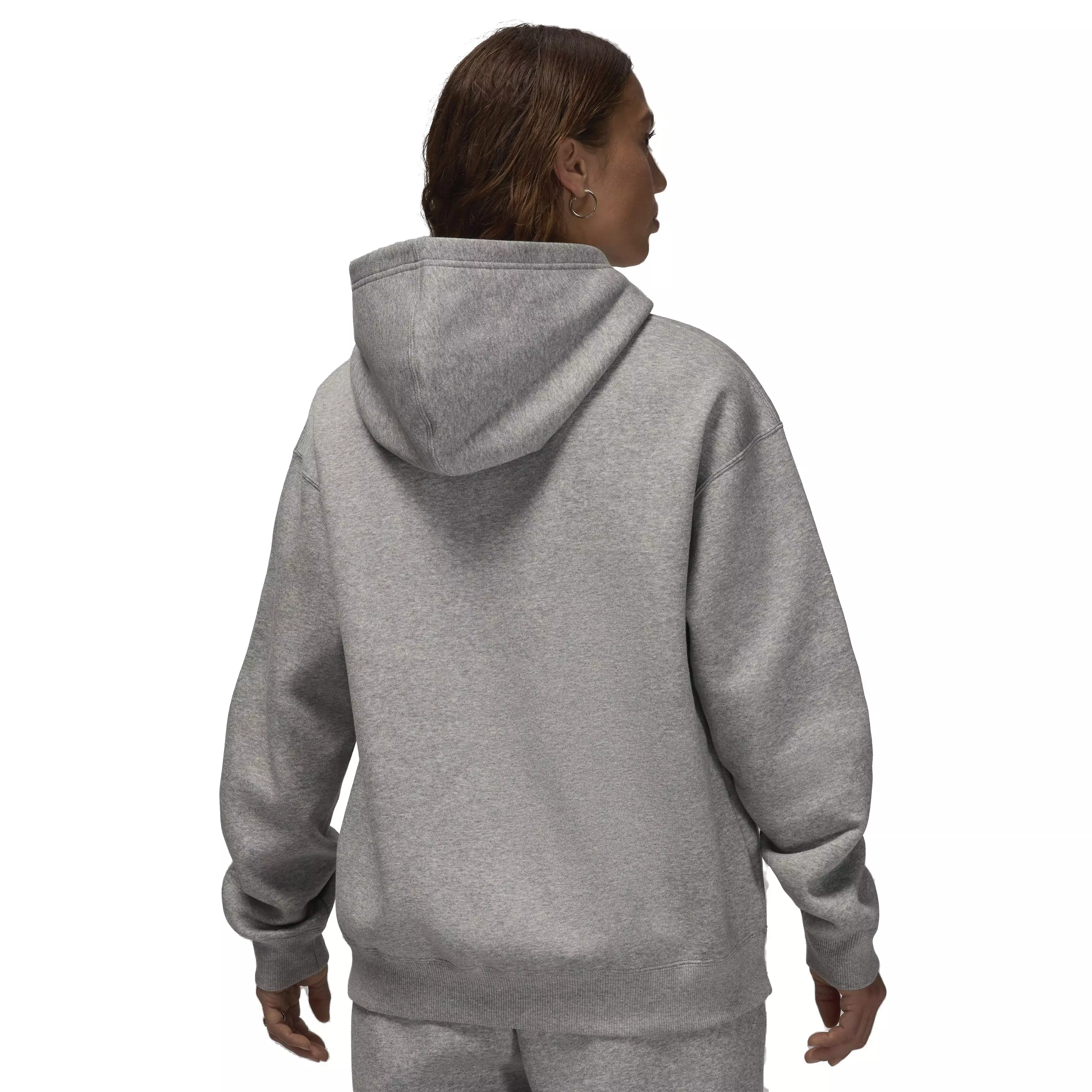 Jordan Women's Brooklyn Fleece Pullover Hoodie - GREY