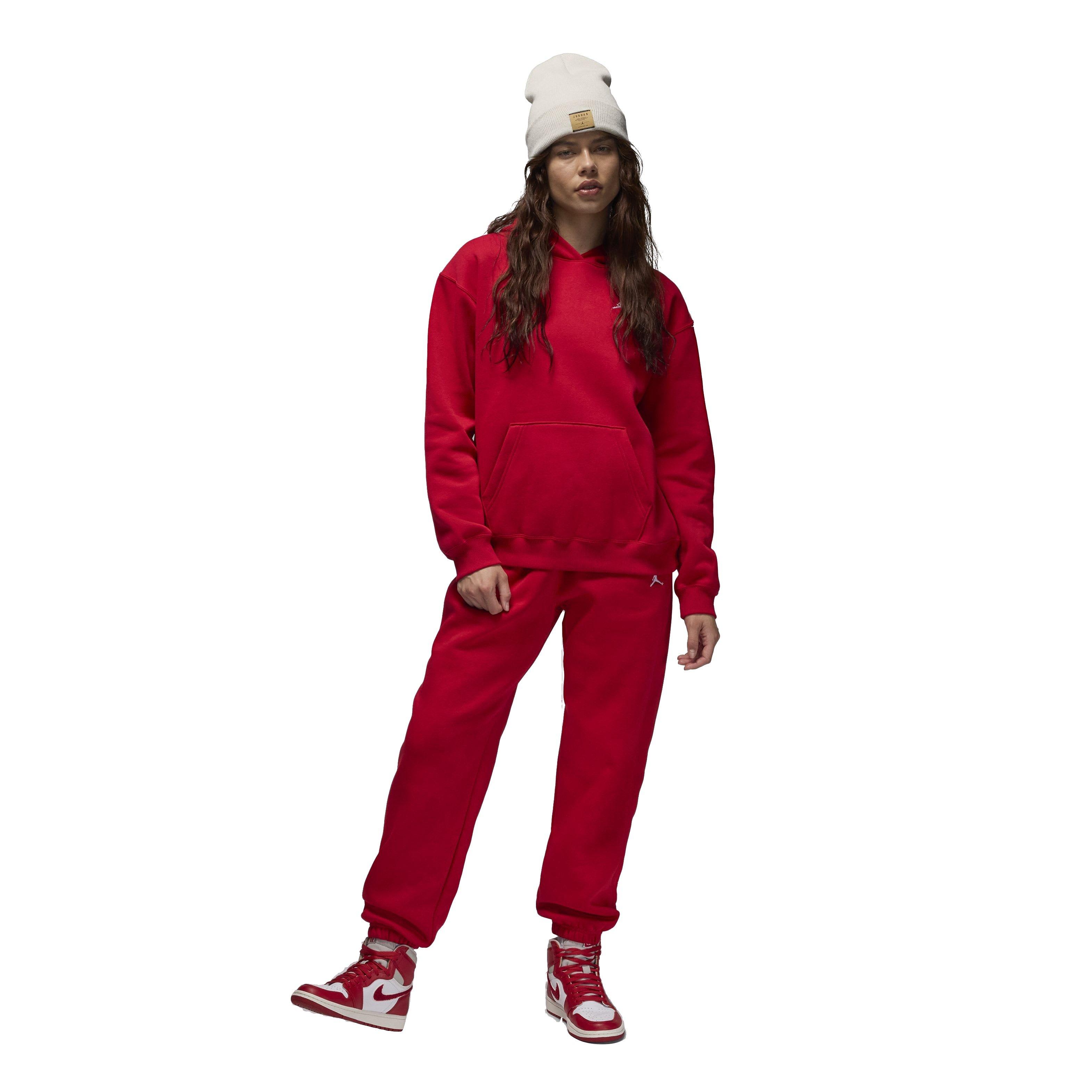 Jordan Women's Brooklyn Pullover Fleece Hoodie - RED Thumbnail View 7