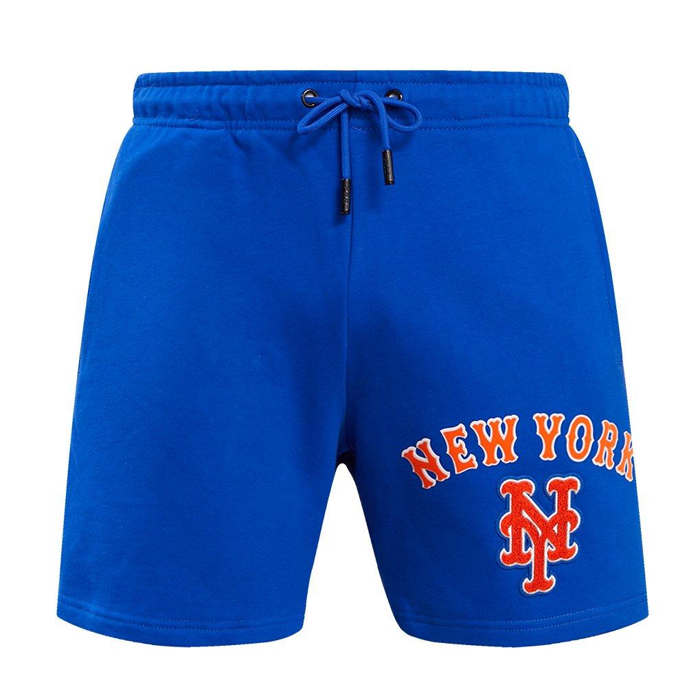 Pro Standard Men's MLB New York Mets Bristle Fleece Shorts - Royal - ROYAL Thumbnail View 1