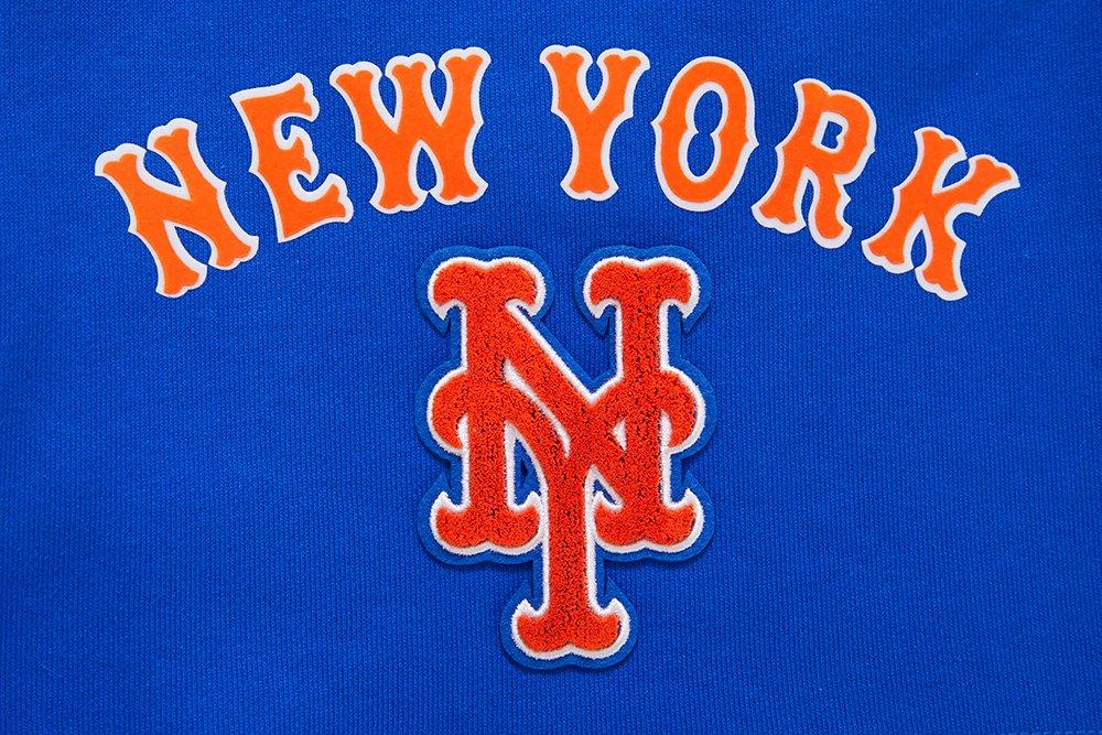 Pro Standard Men's MLB New York Mets Bristle Fleece Shorts - Royal - ROYAL Thumbnail View 5