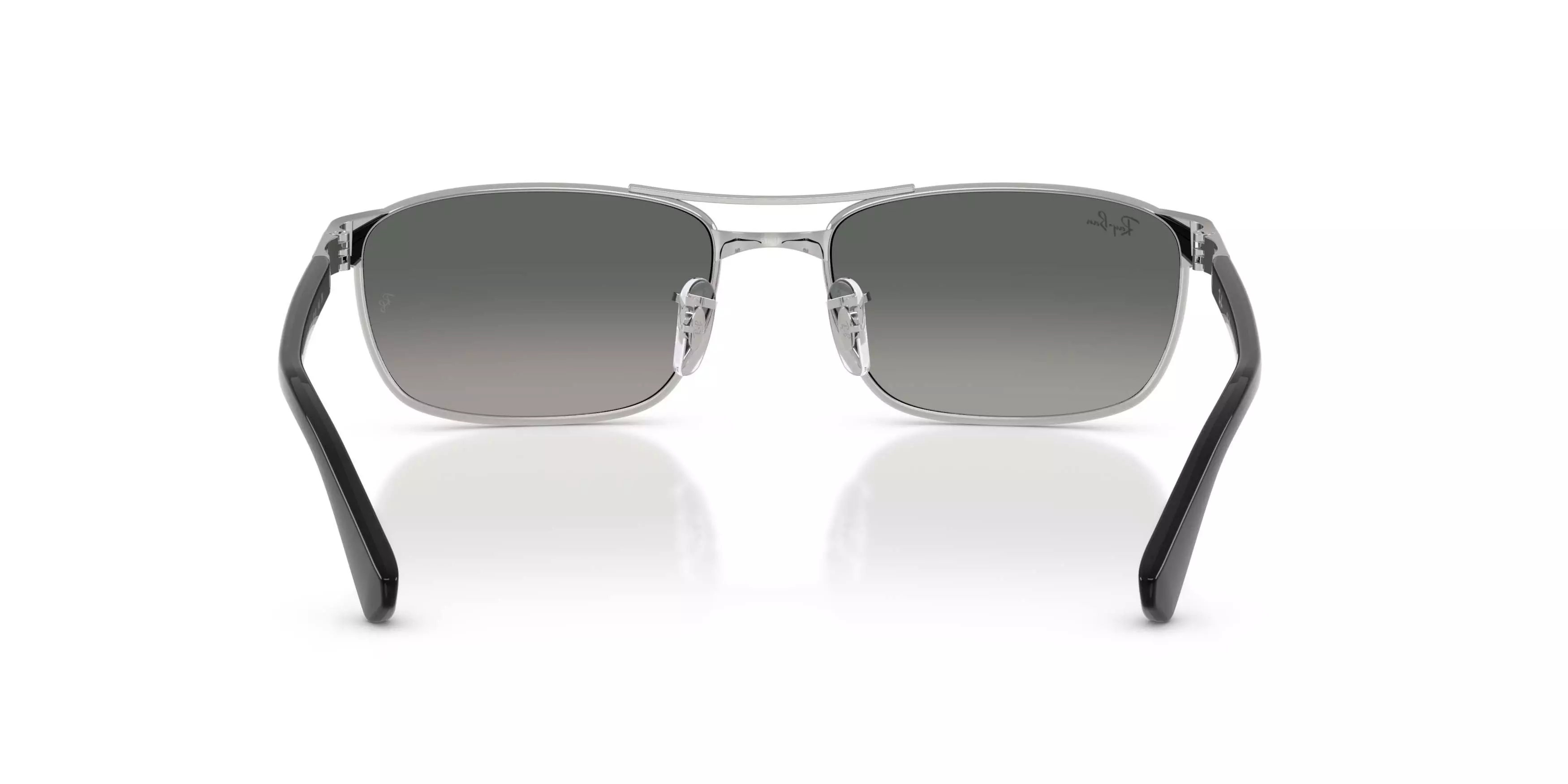 Ray-Ban RB3778 Grey Gradient Sunglasses &ndash; Polished Silver - SILVER