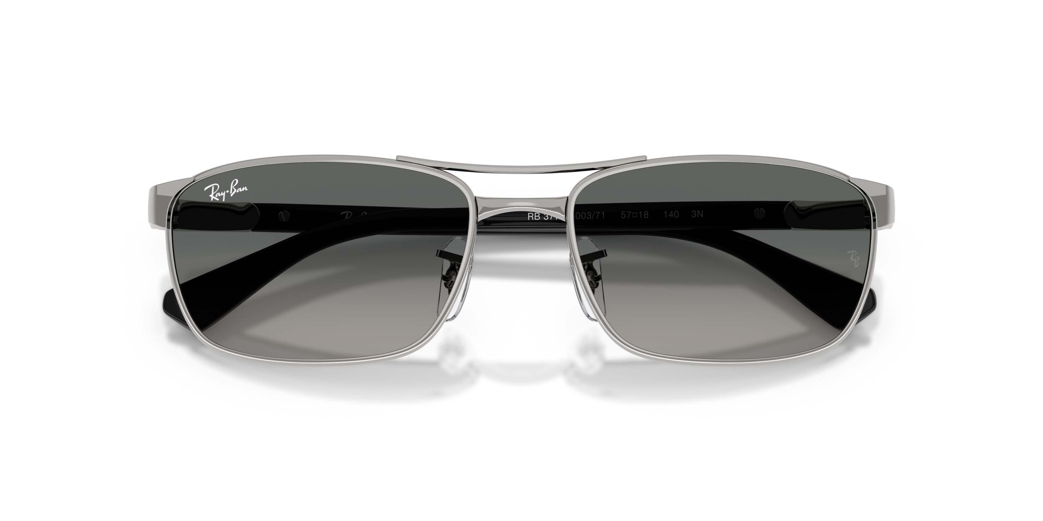 Ray-Ban RB3778 Grey Gradient Sunglasses &ndash; Polished Silver - SILVER Thumbnail View 5