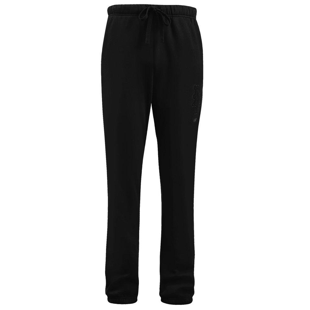 Pro Standard Men's MLB New York Mets Neutral Sweatpants - BLACK Thumbnail View 1