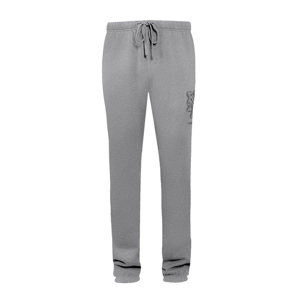 Pro Standard Men's MLB New York Mets Neutral Sweatpants - DK GREY Thumbnail View 1