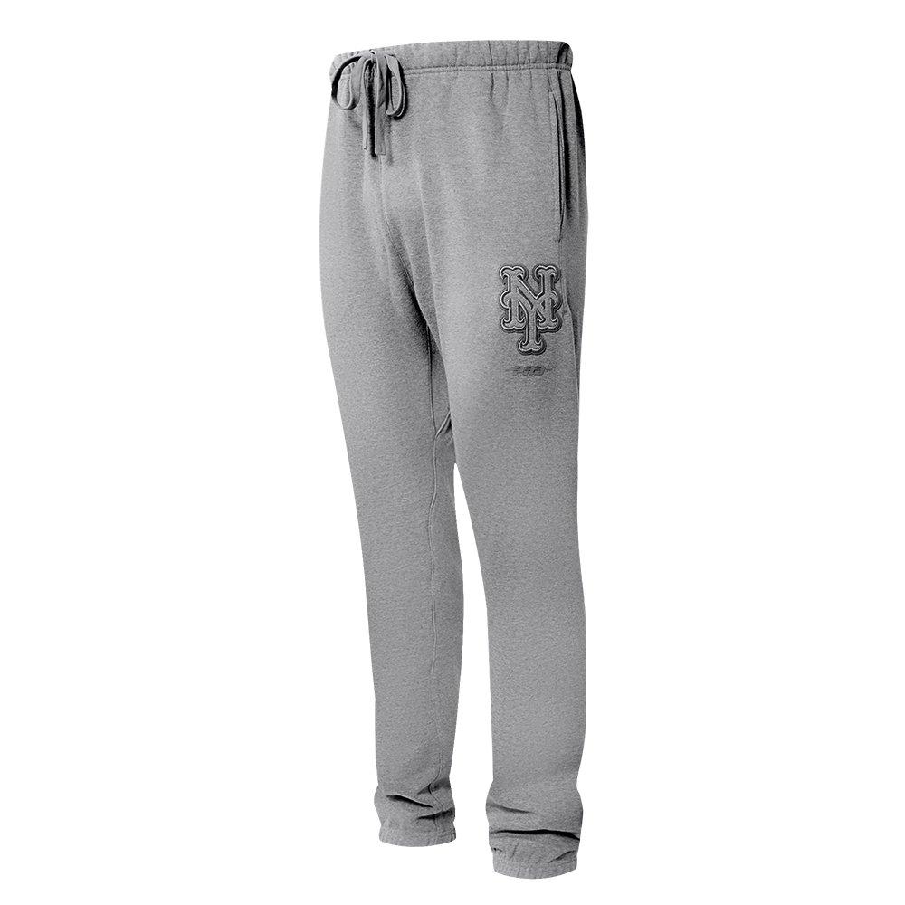 Pro Standard Men's MLB New York Mets Neutral Sweatpants - DK GREY Thumbnail View 3