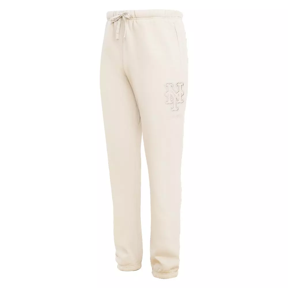 Pro Standard Men's MLB New York Mets Neutral Sweatpants - CREAM