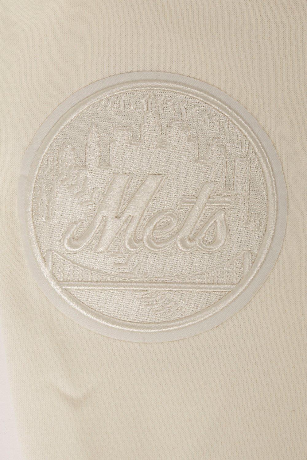 Pro Standard Men's MLB New York Mets Neutral Sweatpants - CREAM Thumbnail View 5