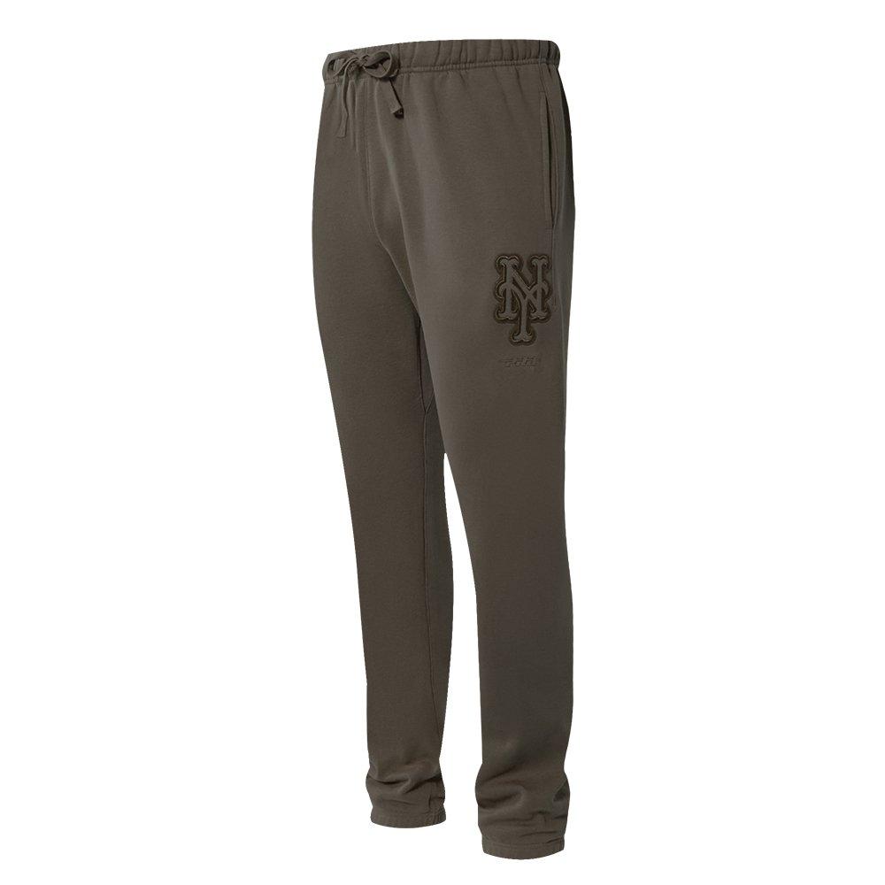 Pro Standard Men's MLB New York Mets Neutral Sweatpants - DK BROWN Thumbnail View 3