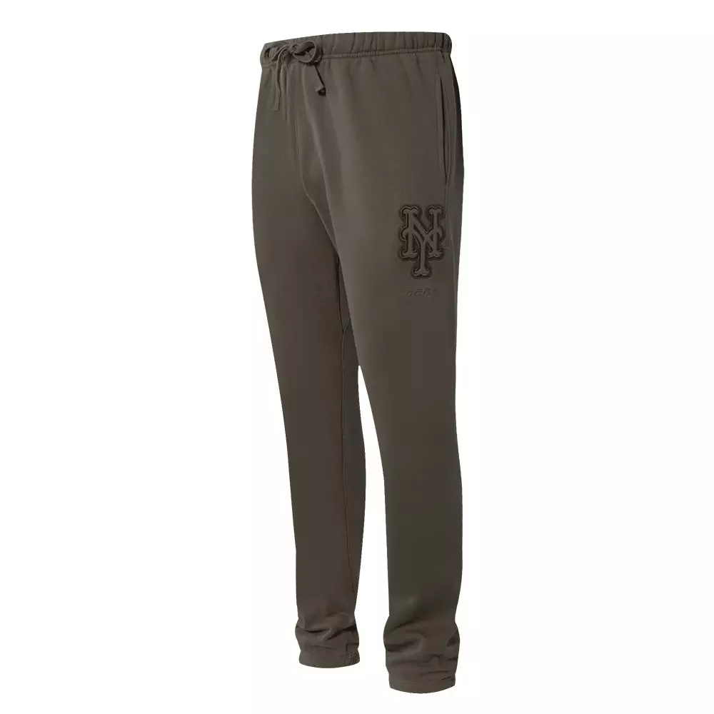 Pro Standard Men's MLB New York Mets Neutral Sweatpants - DK BROWN