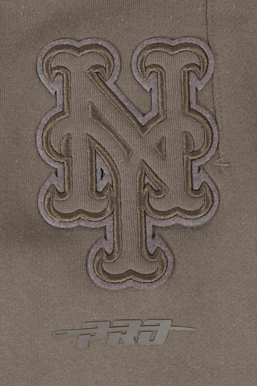 Pro Standard Men's MLB New York Mets Neutral Sweatpants - DK BROWN Thumbnail View 6