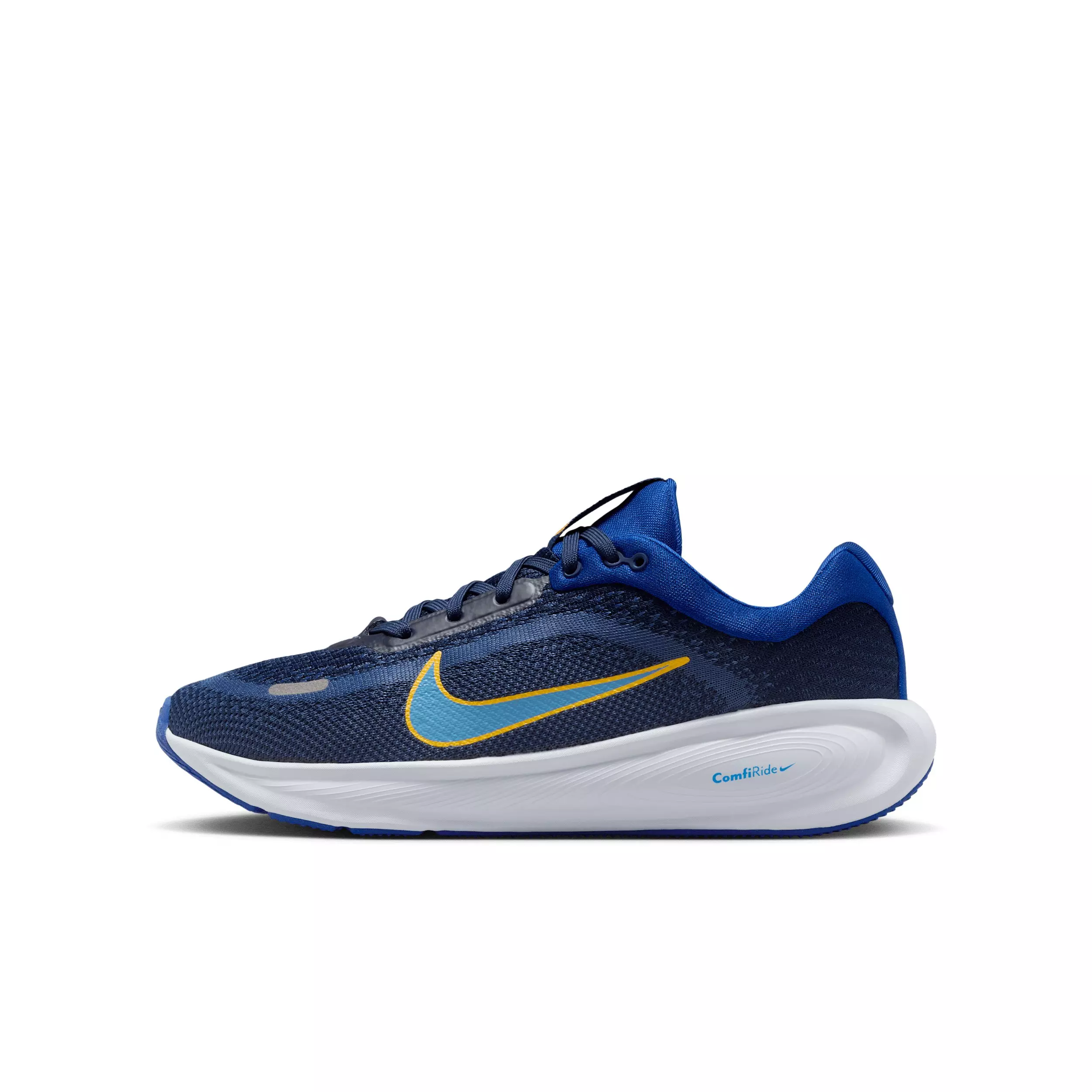 Nike Stellar Ride "Old Royal/Mystic Navy/Laser Orange/Blue" Grade School Boys' Running Shoe - ROYAL/NAVY/ORANGE/BLUE