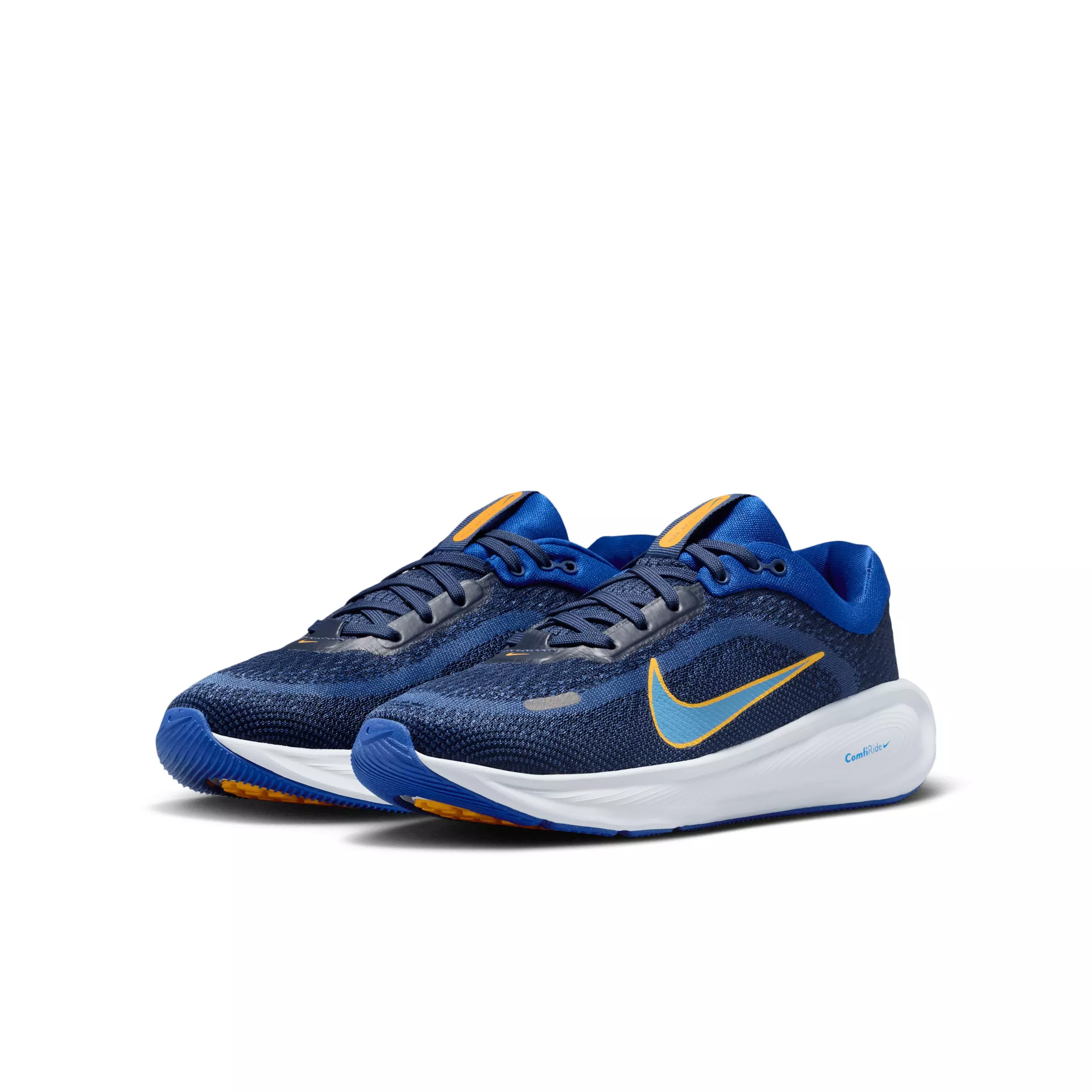 Nike Stellar Ride "Old Royal/Mystic Navy/Laser Orange/Blue" Grade School Boys' Running Shoe - ROYAL/NAVY/ORANGE/BLUE