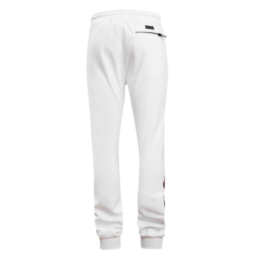 Pro Standard Men's MLB New York Mets Classic Chenille Joggers - WHITE Thumbnail View 2
