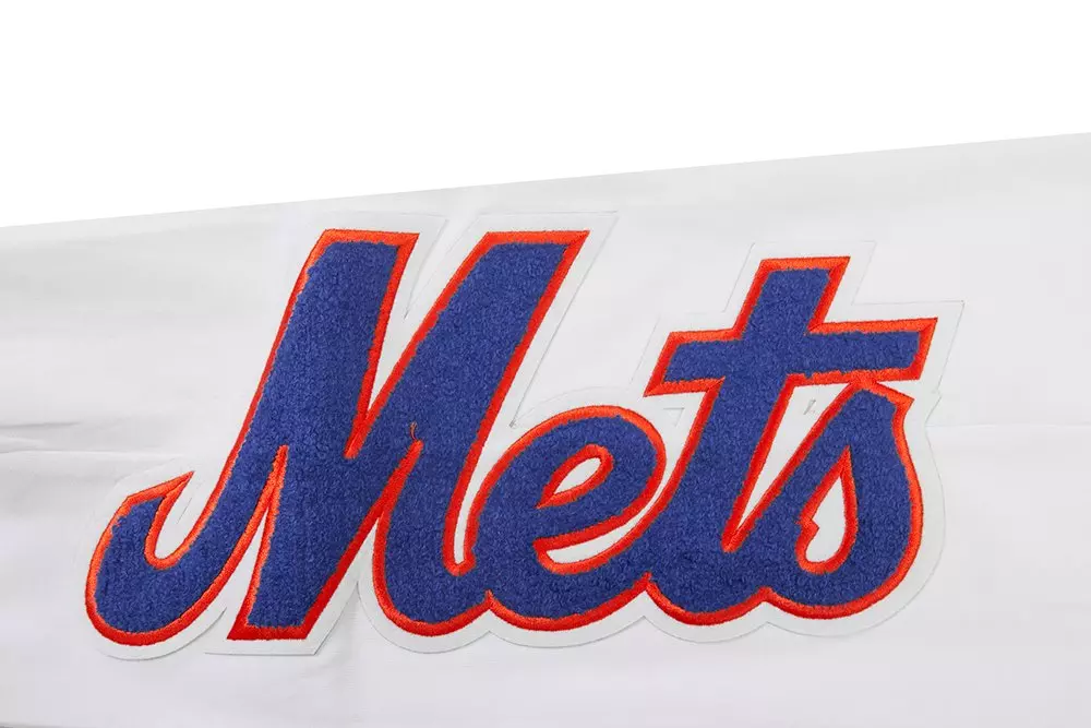 Pro Standard Men's MLB New York Mets Classic Chenille Joggers - WHITE