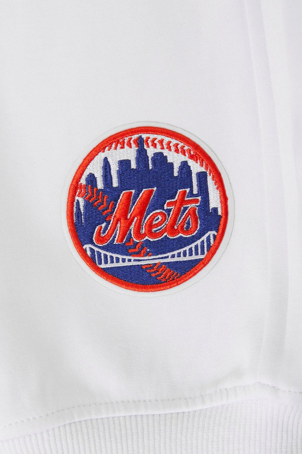 Pro Standard Men's MLB New York Mets Classic Chenille Joggers - WHITE Thumbnail View 6