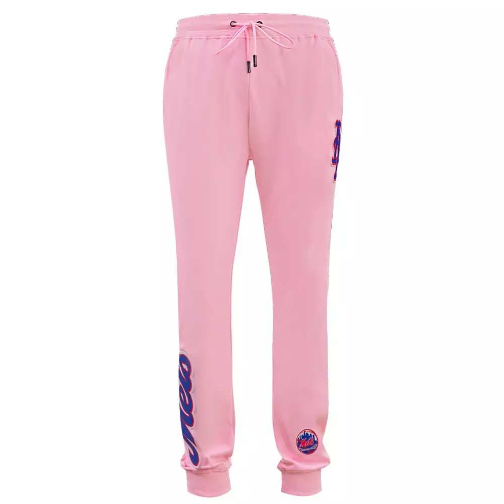 Pro Standard Men's MLB New York Mets Classic Chenille Joggers - PINK
