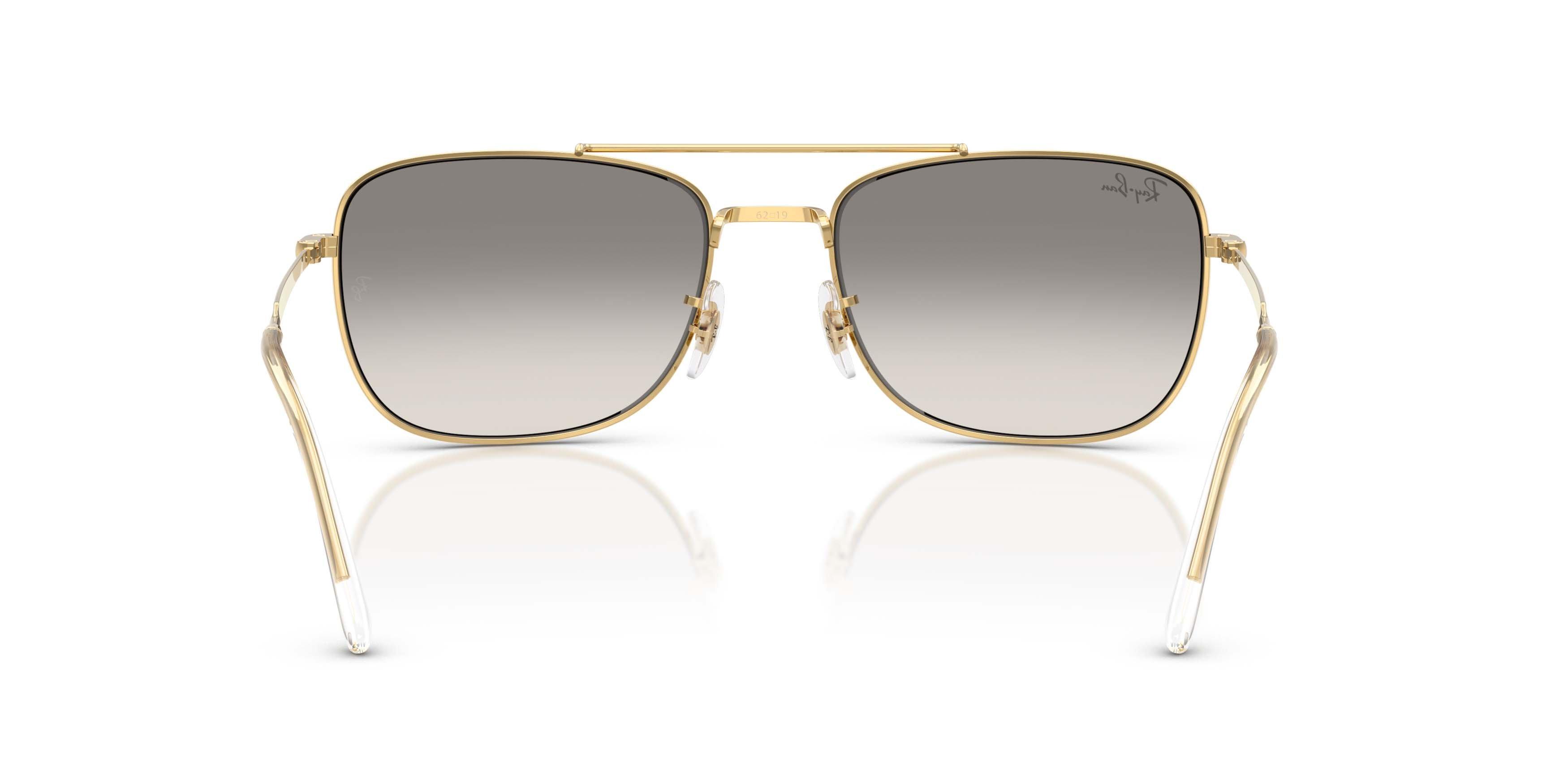 Ray-Ban RB3755 Clear Gradient Grey Sunglasses &ndash; Polished Arista Gold - GOLD/GREY Thumbnail View 4