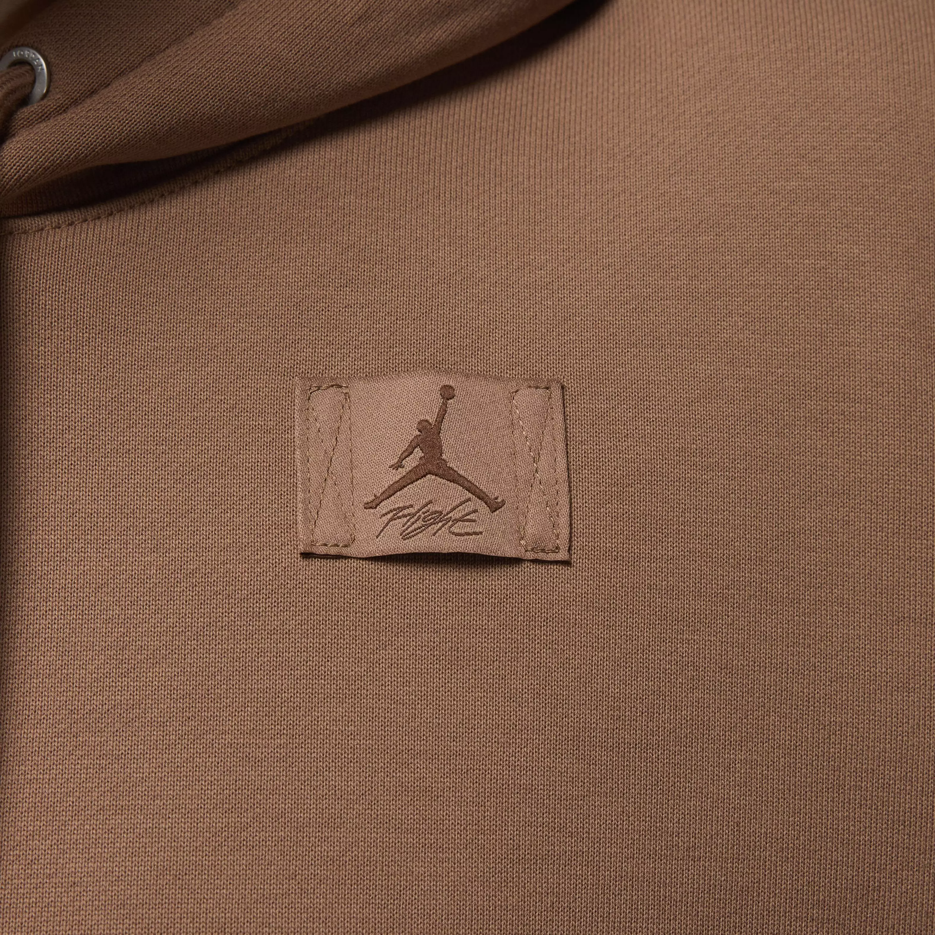 Jordan Women's Flight Fleece Pullover Hoodie - BROWN