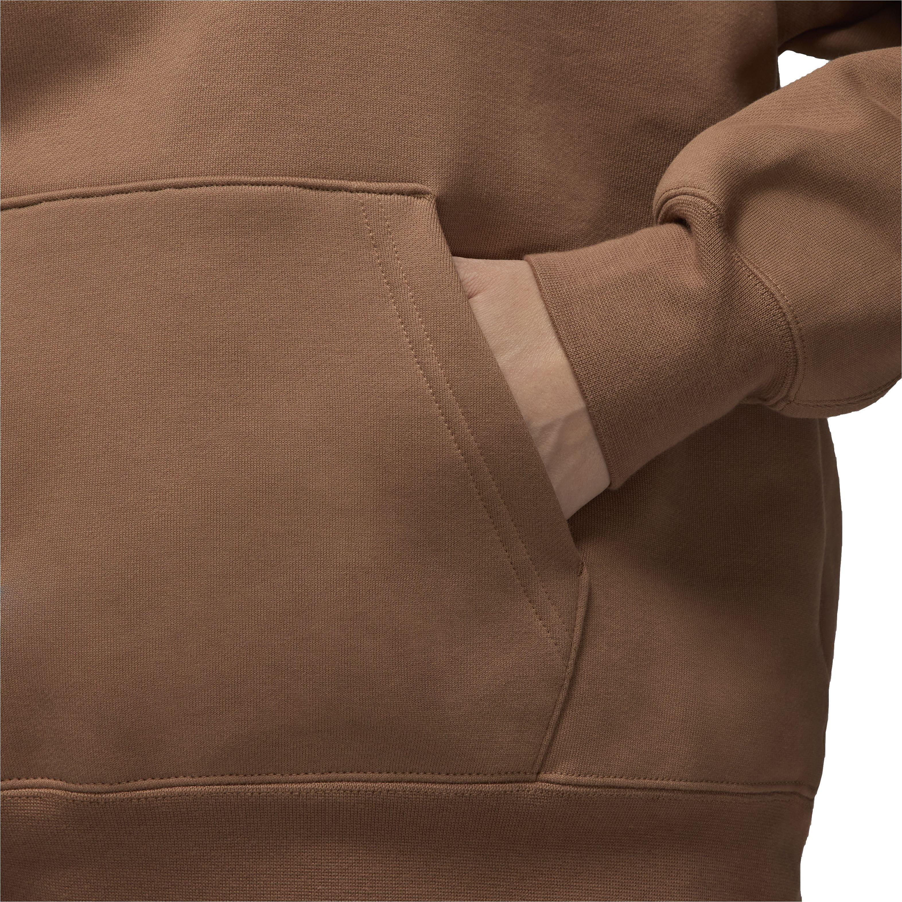 Jordan Women's Flight Fleece Pullover Hoodie - BROWN Thumbnail View 5